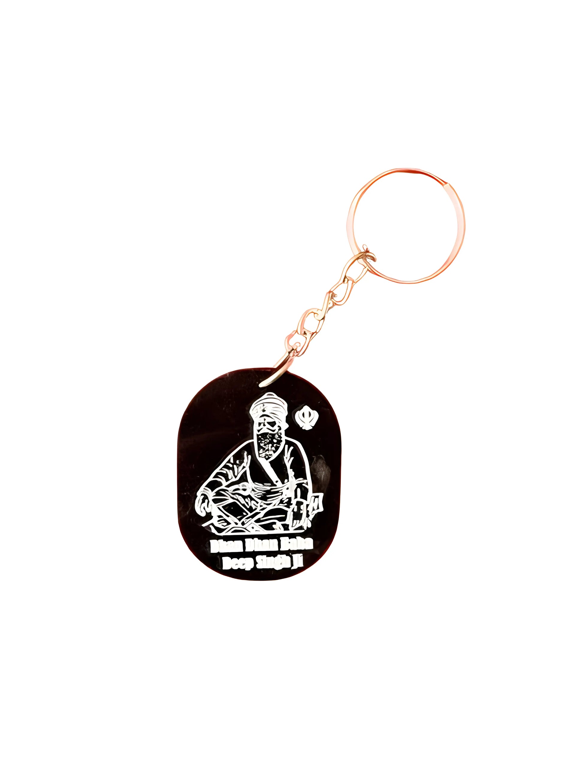 Baba Deep Singh Ji Keychain - Akaal Accessories - Now Available for Next Day Delivery
