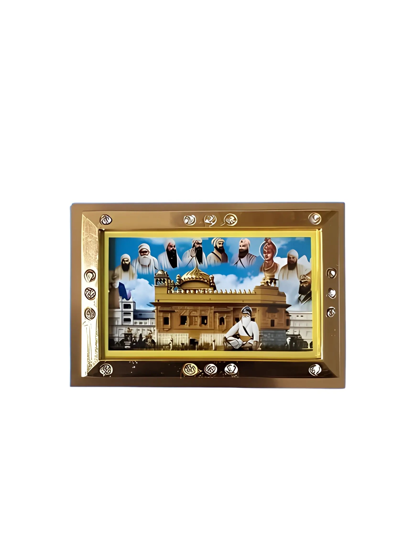 Car Dashboard Stand - 10 Guru Sahibaan & Baba Deep Singh Ji - Akaal Accessories - Now Available for Next Day Delivery