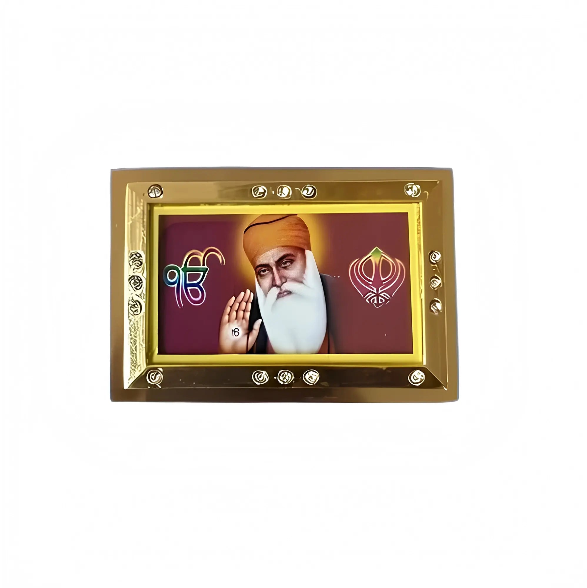 Car Dashboard Stand - Guru Nanak Dev Ji - Akaal Accessories - Now Available for Next Day Delivery