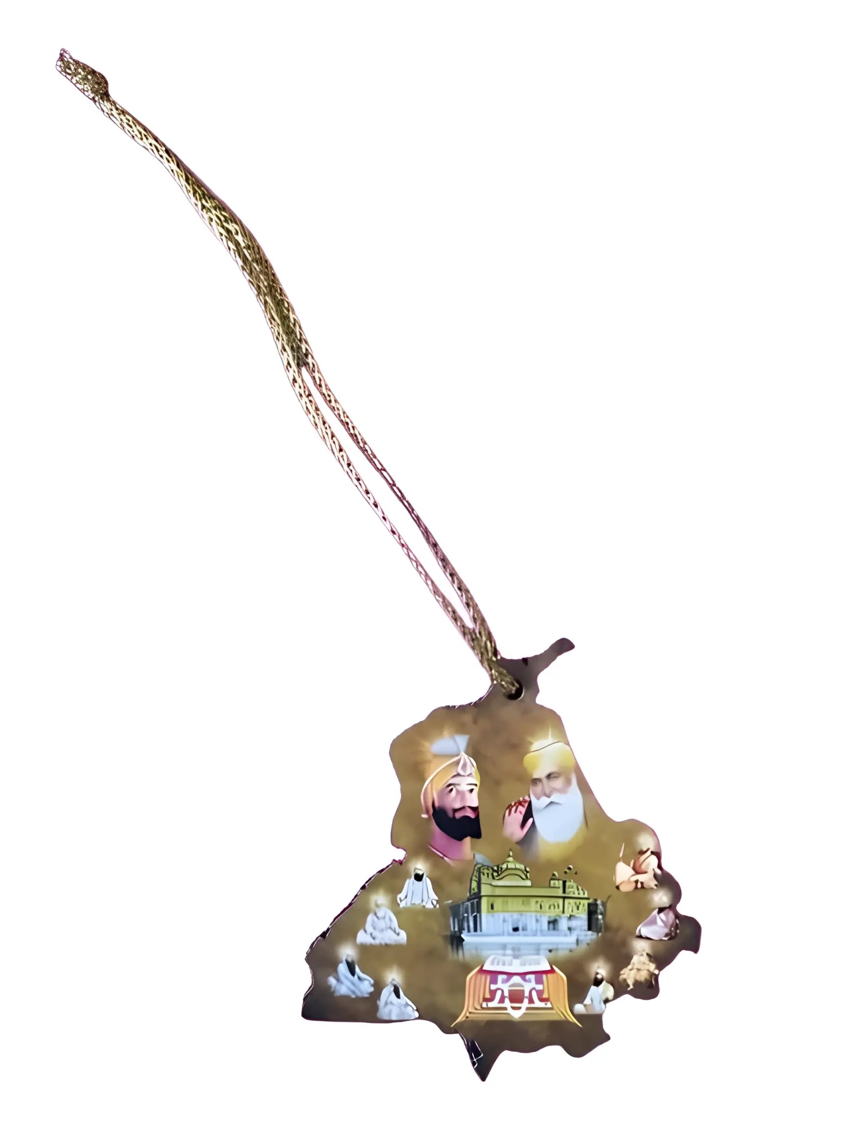 Car Hanging - 10 Guru Sahibaan - Akaal Accessories - Now Available for Next Day Delivery