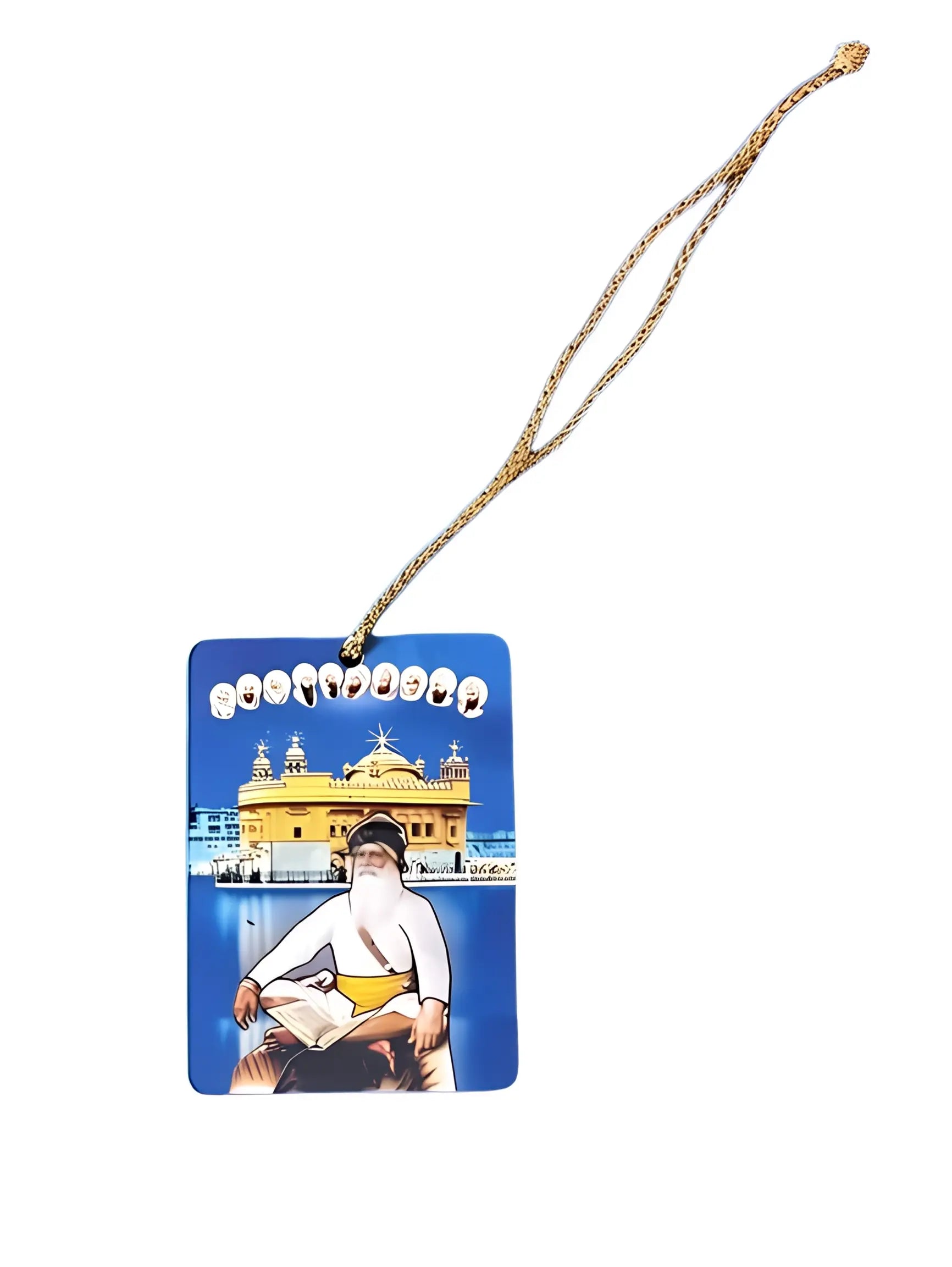 Car Hanging - Baba Deep Singh Ji & 10 Guru's - Akaal Accessories - Now Available for Next Day Delivery
