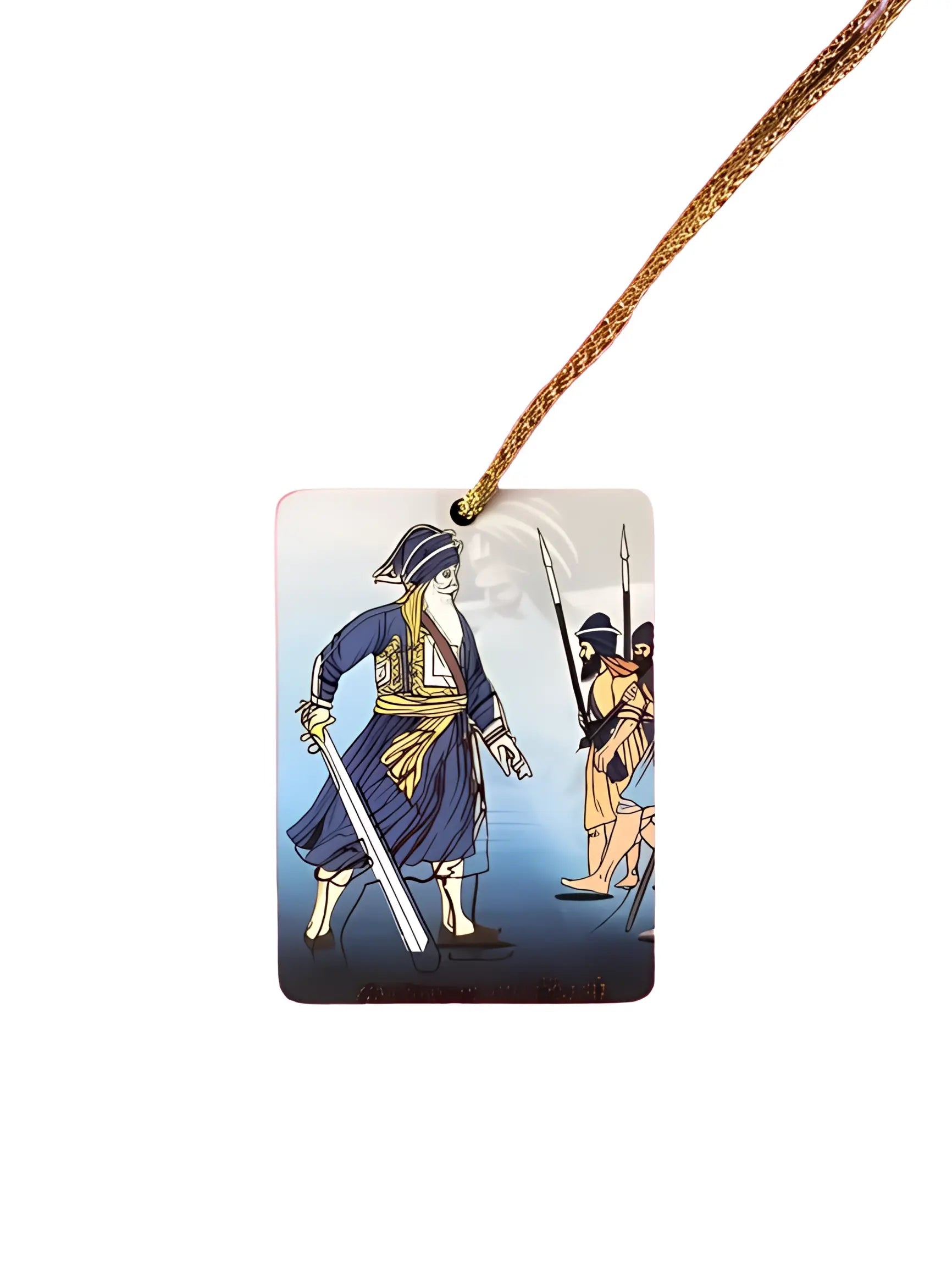 Car Hanging - Baba Deep Singh Ji - Akaal Accessories - Now Available for Next Day Delivery