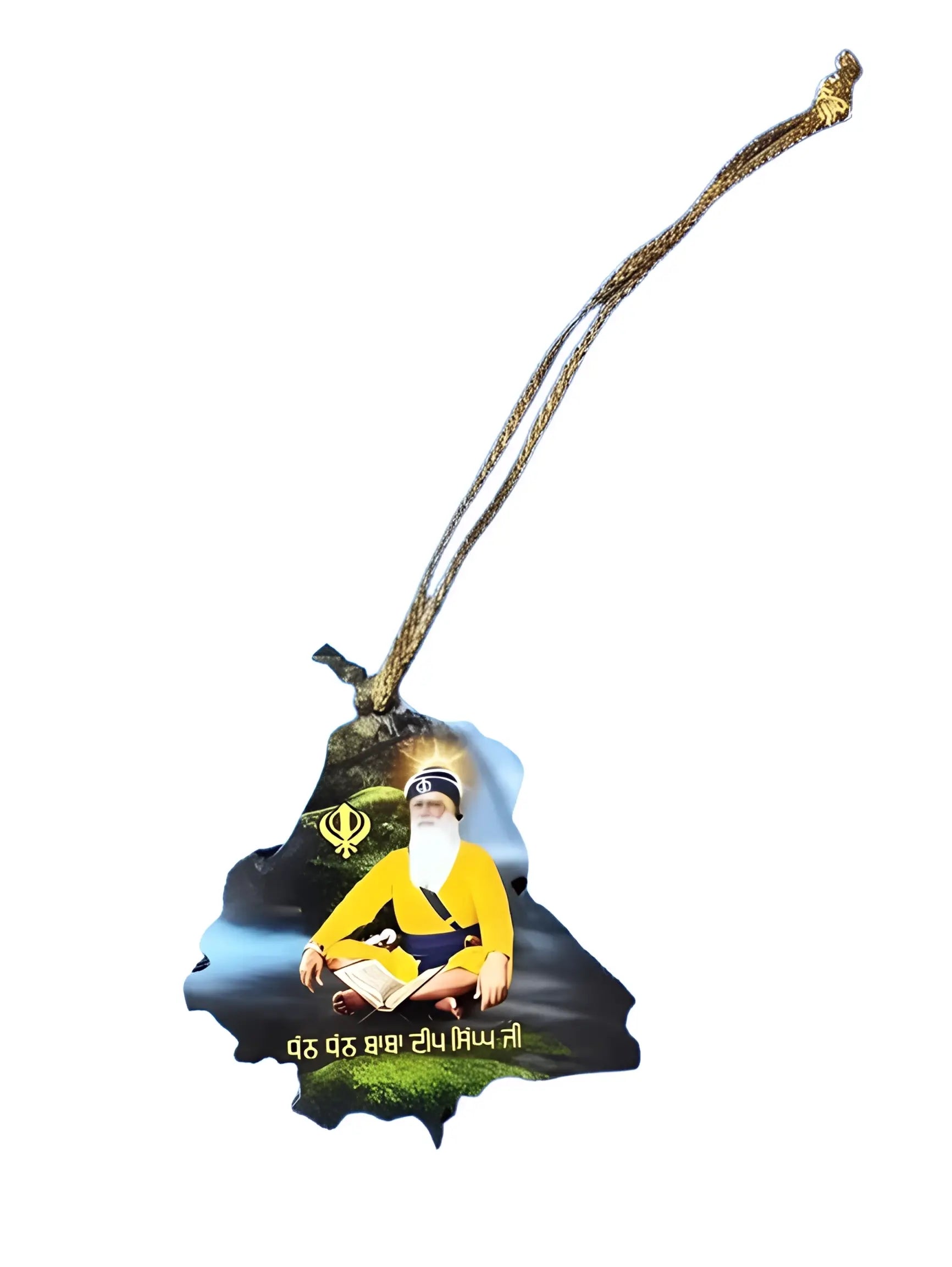 Car Hanging - Dhan Dhan Baba Deep Singh Ji - Akaal Accessories - Now Available for Next Day Delivery