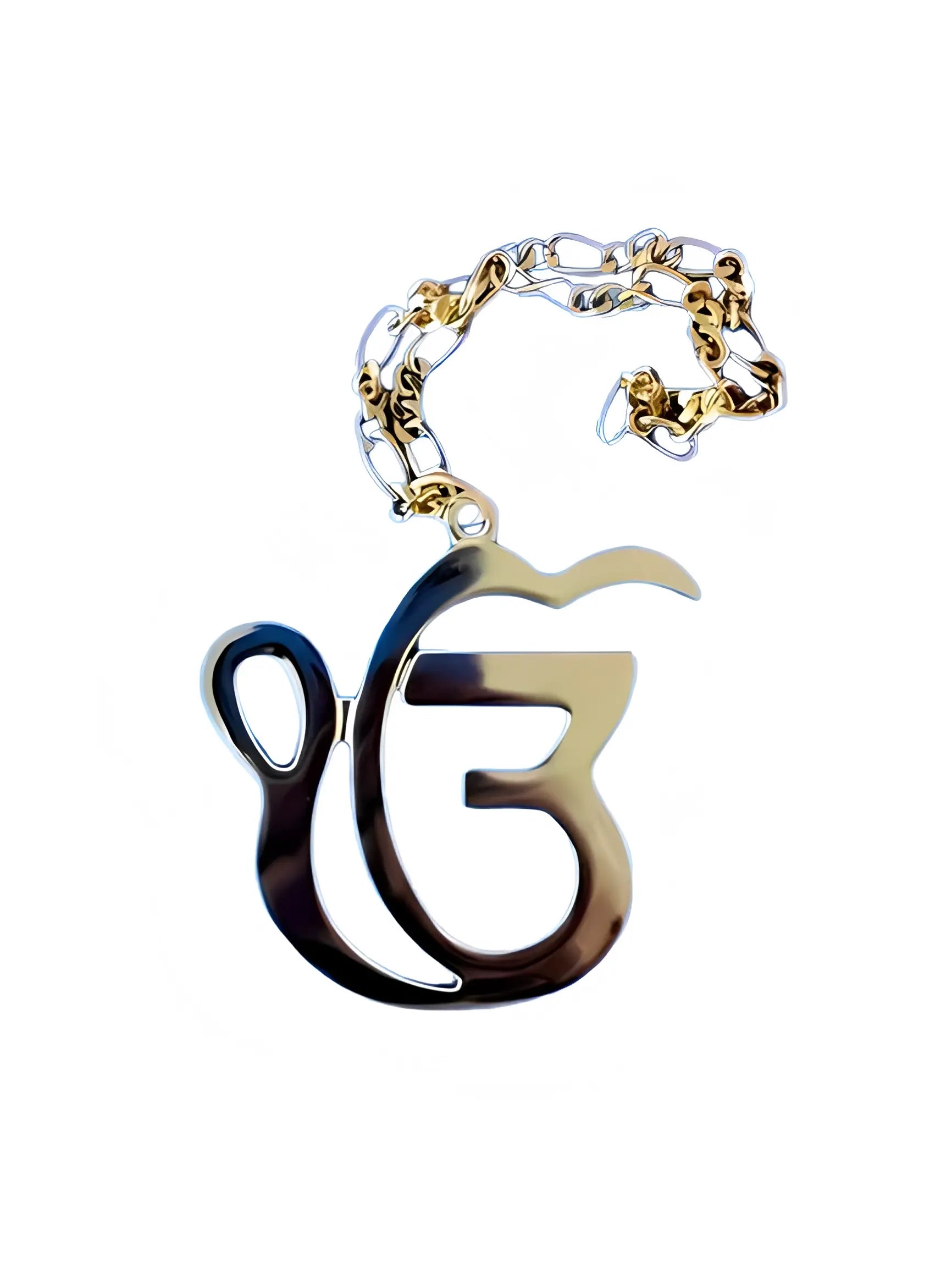 Car Hanging - Gold Ik Onkaar - Akaal Accessories - Now Available for Next Day Delivery
