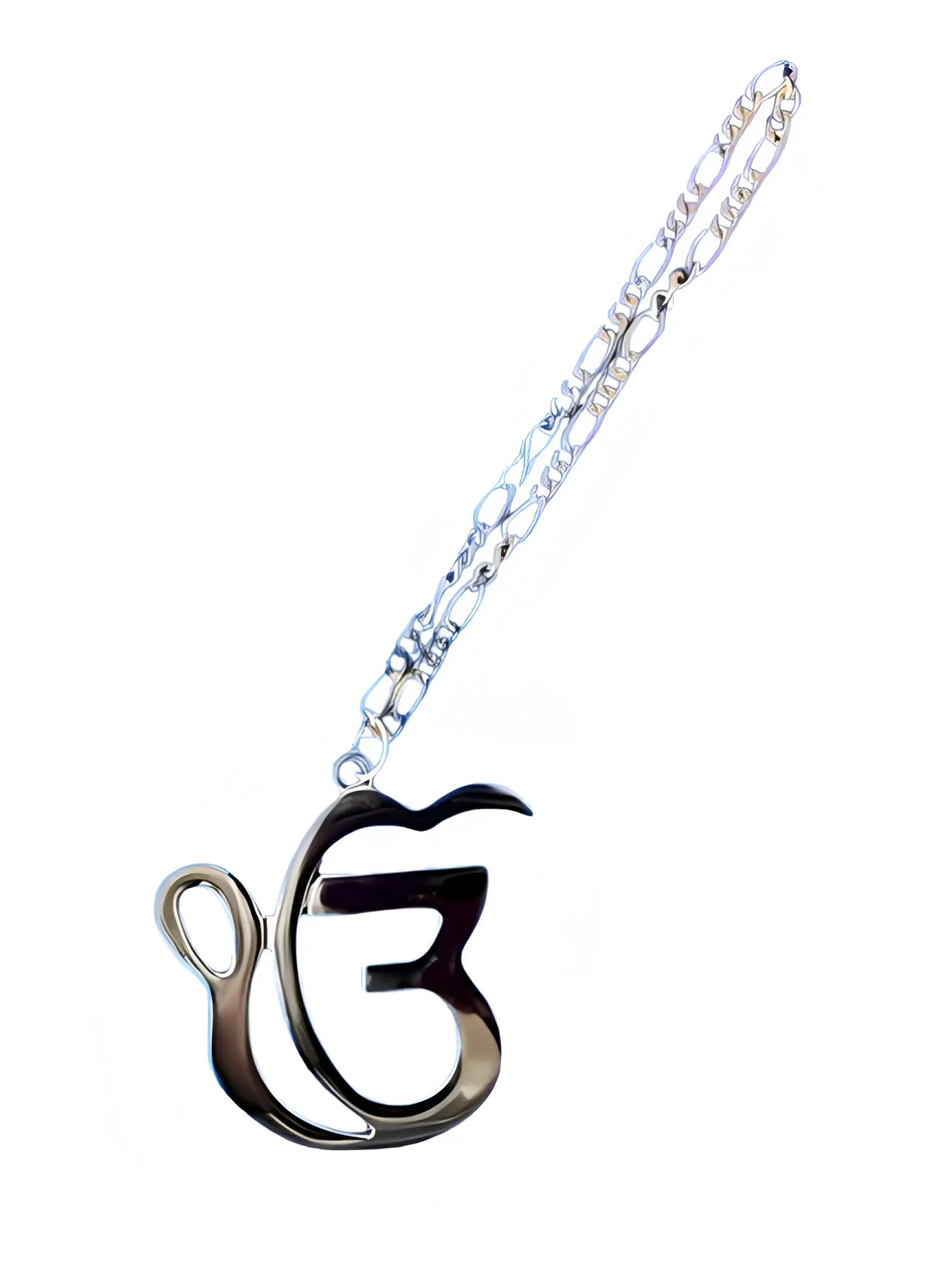 Car Hanging - Gold Ik Onkaar - Akaal Accessories - Now Available for Next Day Delivery