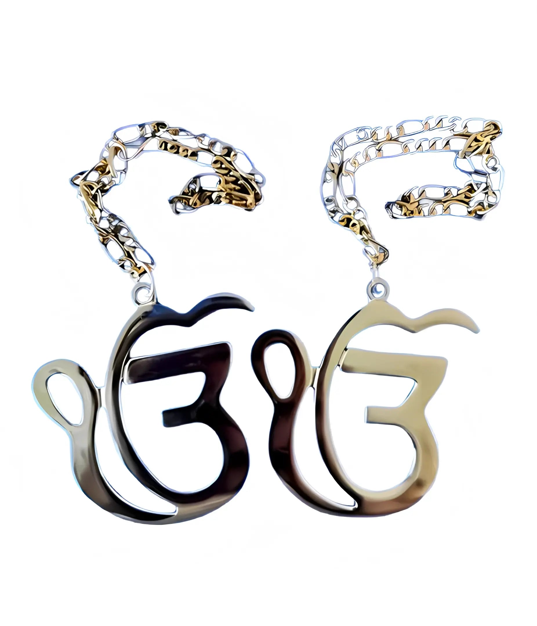 Car Hanging - Gold Ik Onkaar - Akaal Accessories - Now Available for Next Day Delivery