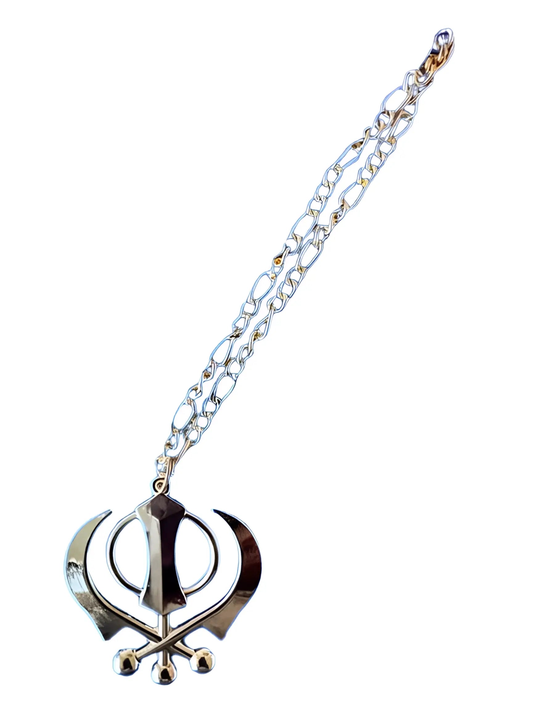 Car Hanging - Gold Khanda - Akaal Accessories - Now Available for Next Day Delivery