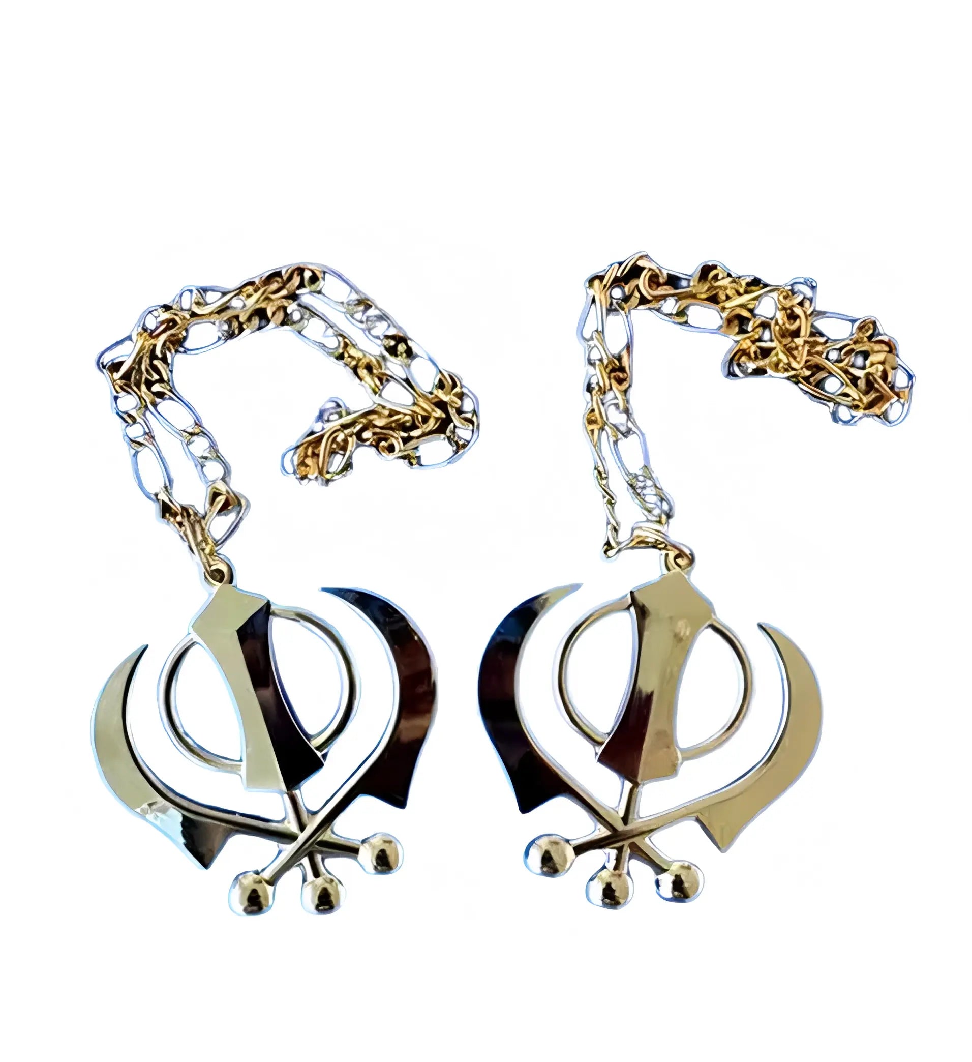 Car Hanging - Gold Khanda - Akaal Accessories - Now Available for Next Day Delivery