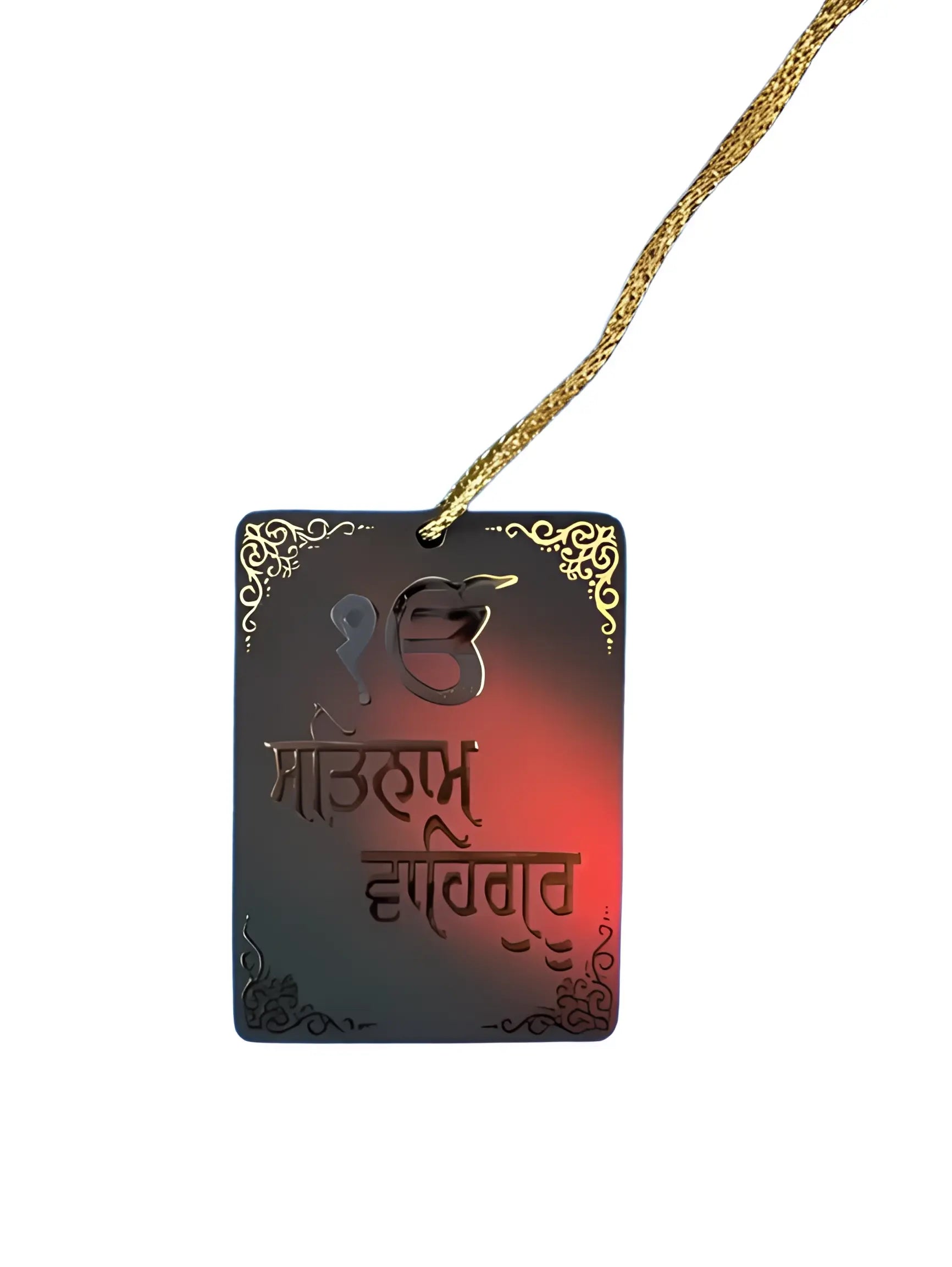 Car Hanging - Ik Onkaar, Satnam, Waheguru - Akaal Accessories - Now Available for Next Day Delivery