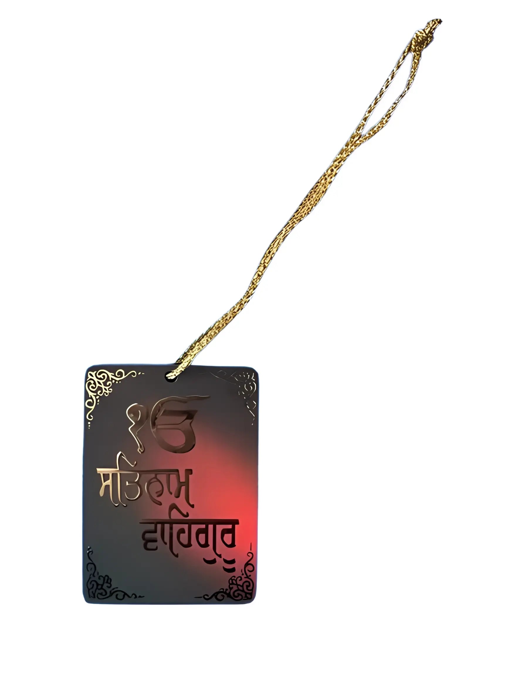 Car Hanging - Ik Onkaar, Satnam, Waheguru - Akaal Accessories - Now Available for Next Day Delivery