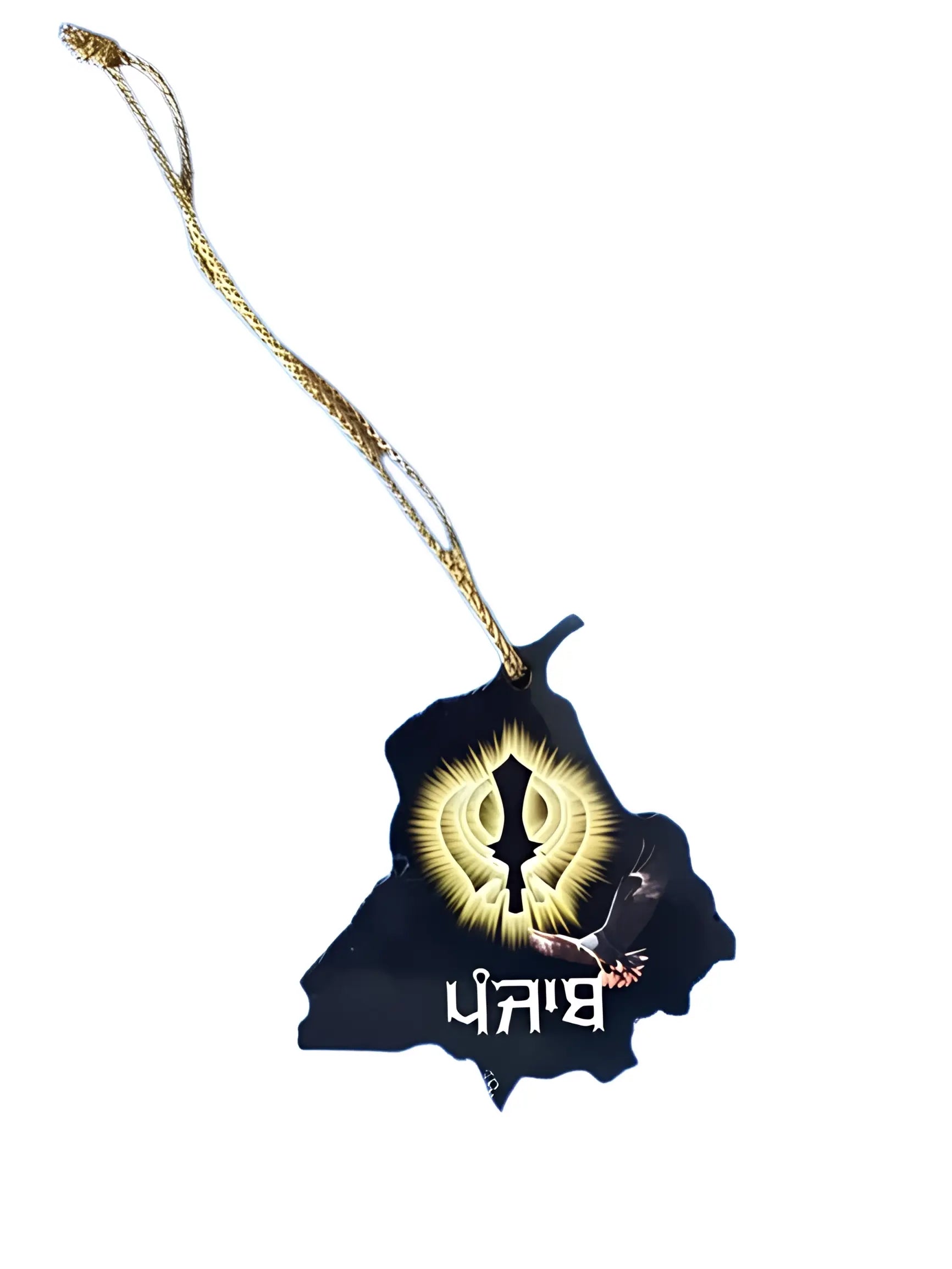 Car Hanging - Khanda & Eagle - Akaal Accessories - Now Available for Next Day Delivery