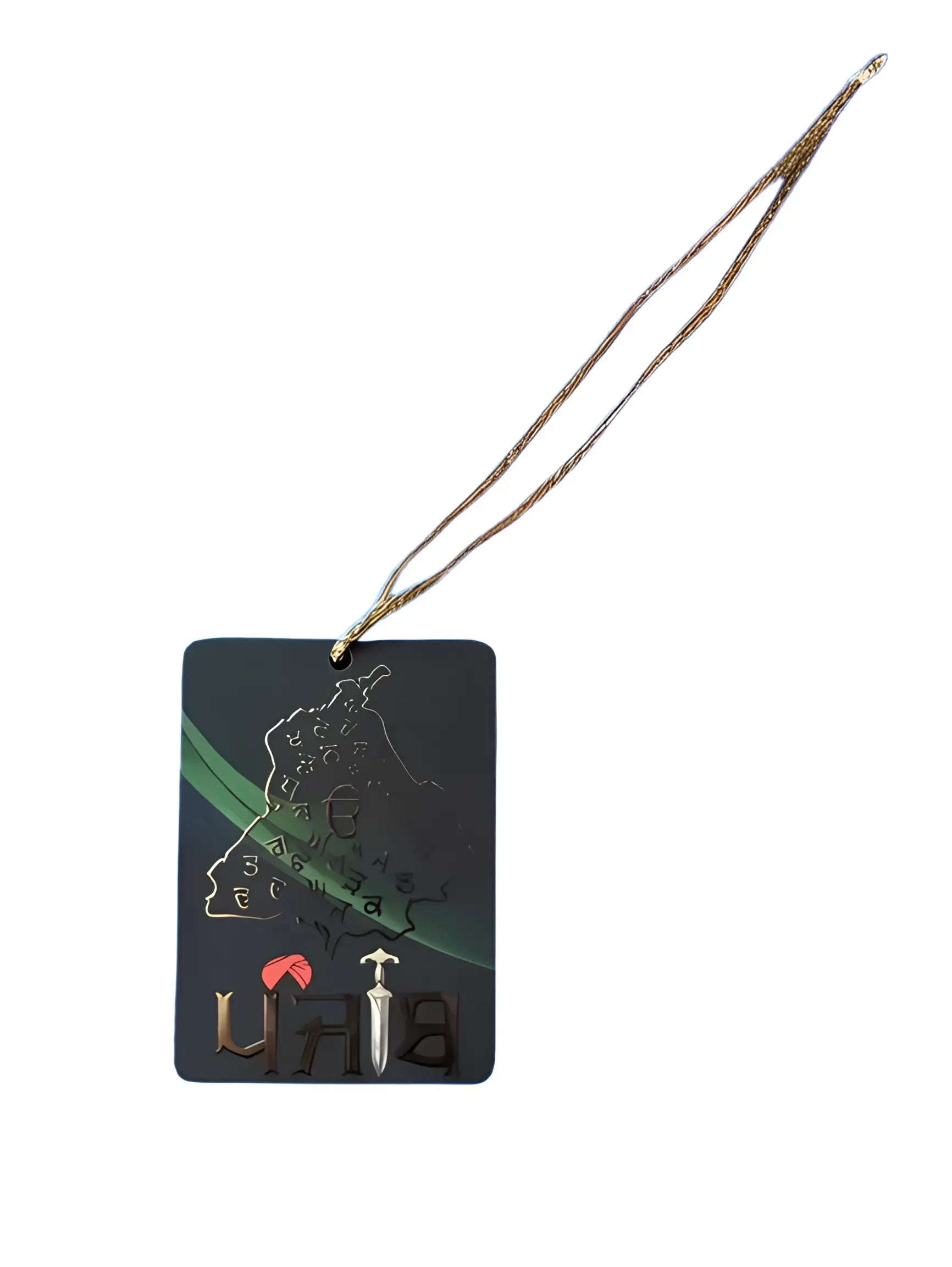 Car Hanging - Punjab Outline - Akaal Accessories - Now Available for Next Day Delivery