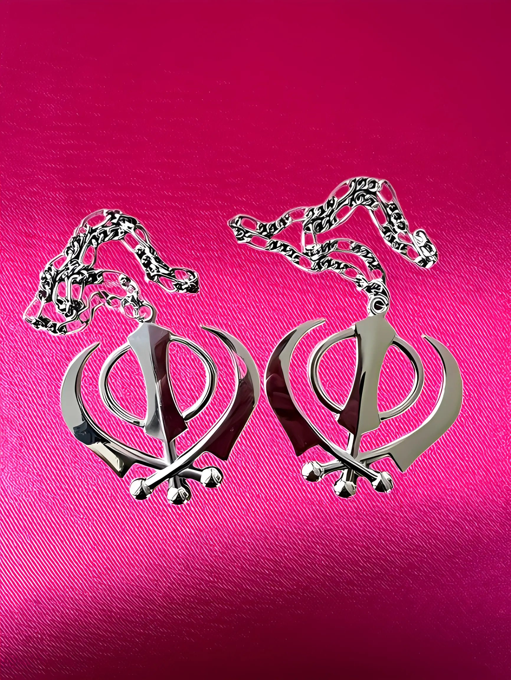 Car Hanging - Silver Khanda - Akaal Accessories - Now Available for Next Day Delivery
