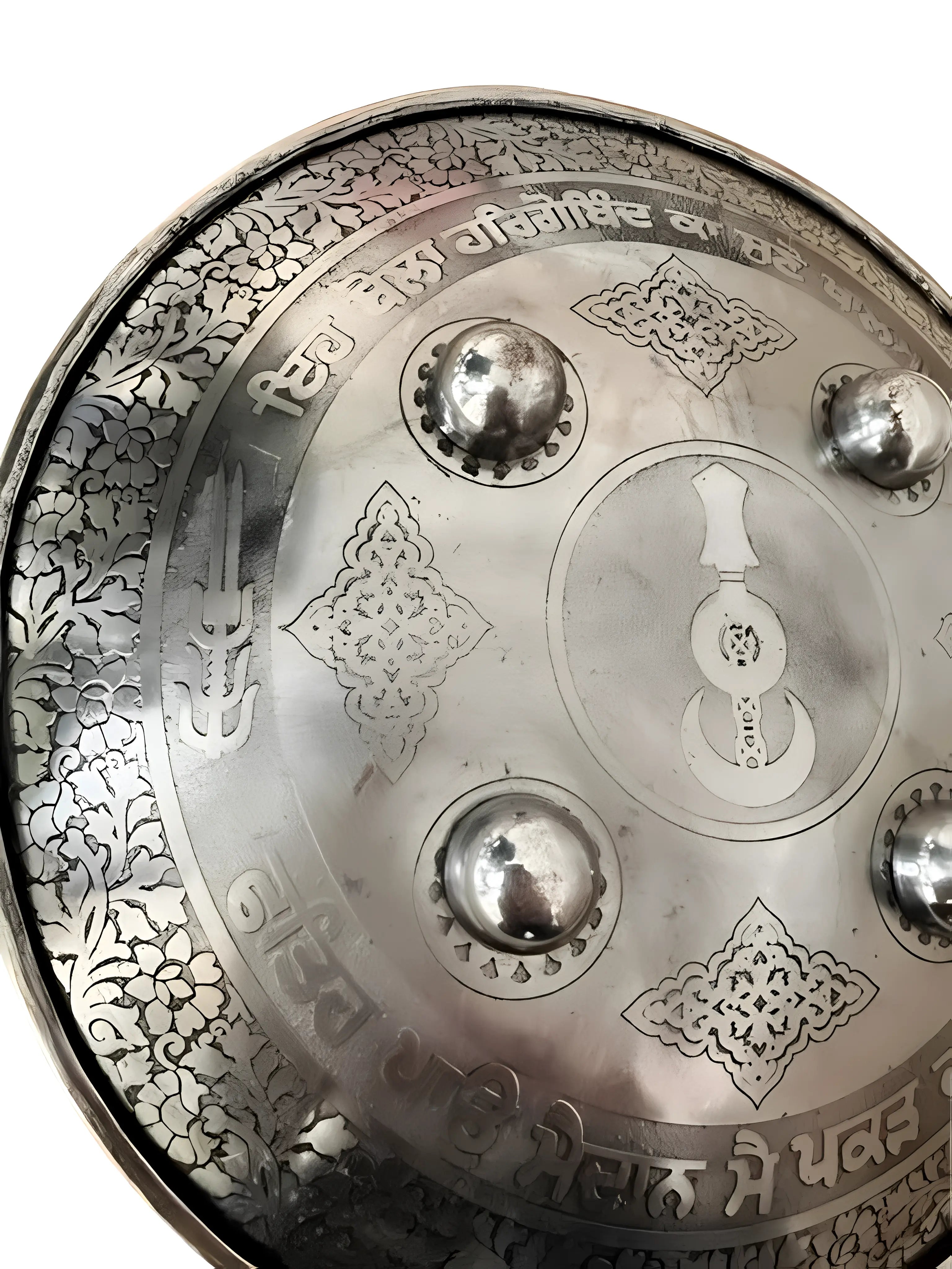 Dhall (Shield) - Steel - 12 inch - Akaal Accessories - Now Available for Next Day Delivery