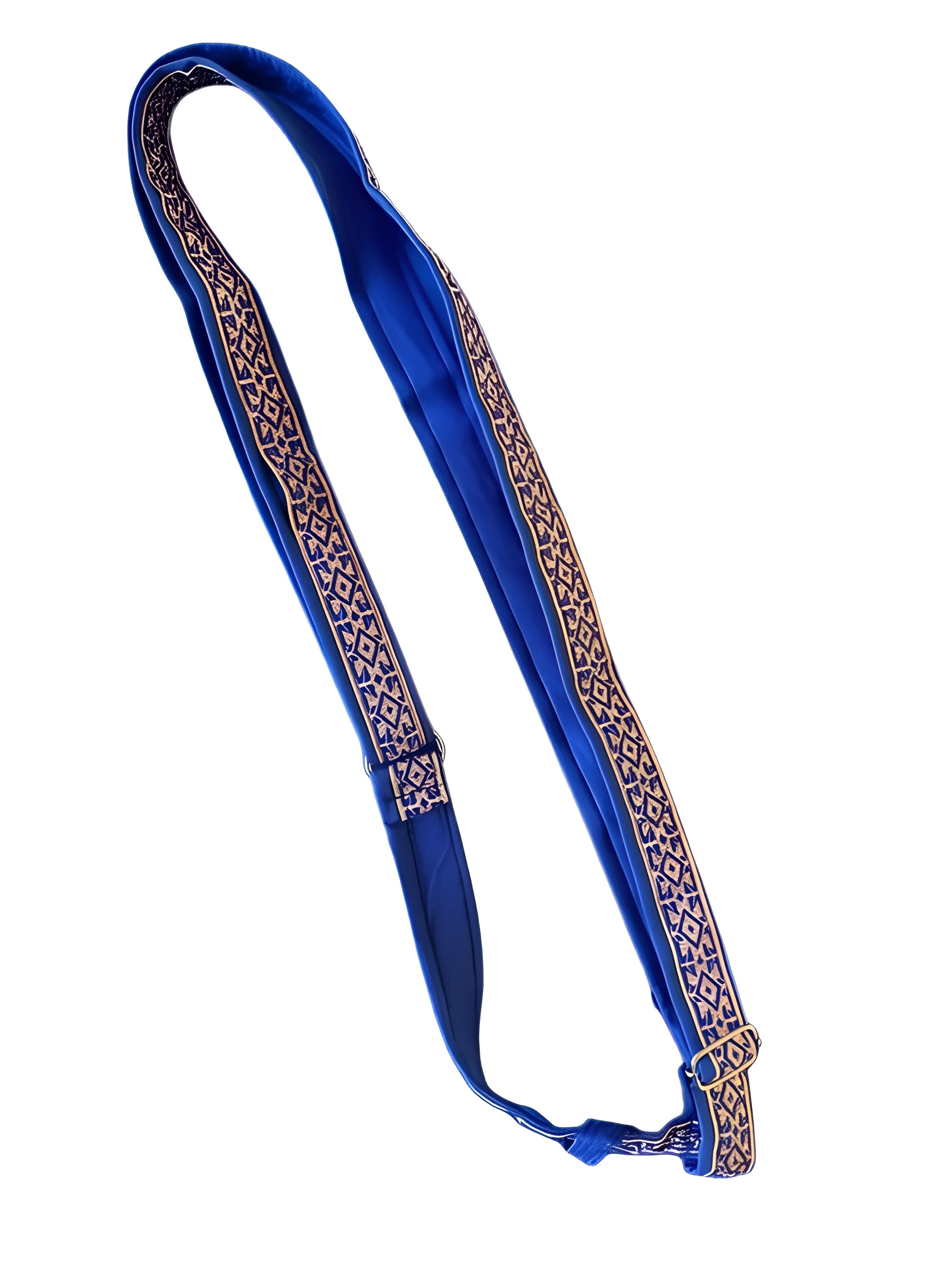 Diamond Gatra - Blue & Gold - 1 inch - Akaal Accessories - Now Available for Next Day Delivery