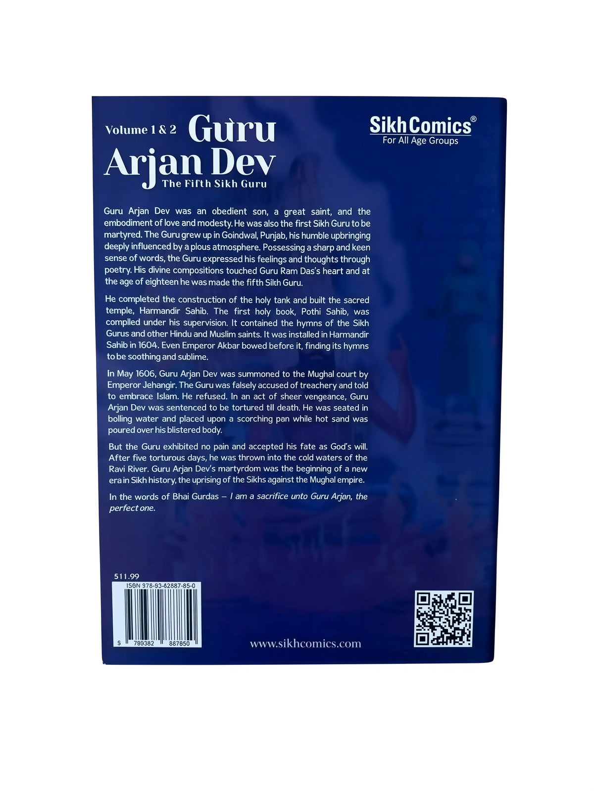 Guru Arjan Dev Ji – Sikh History Comic Book - Akaal Accessories - Now Available for Next Day Delivery