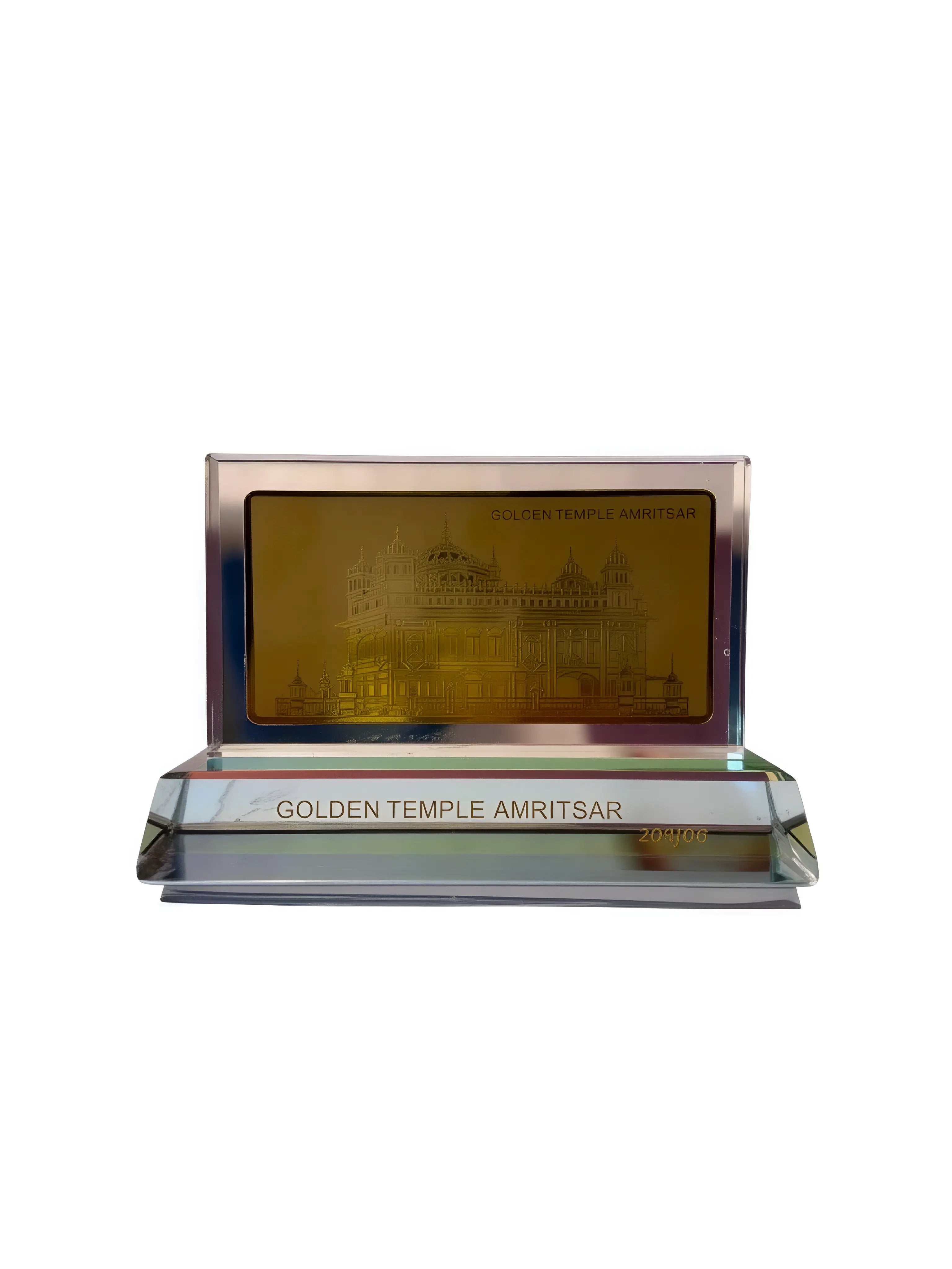Harmandir Sahib - Crystal Plaque - Small - Akaal Accessories - Now Available for Next Day Delivery