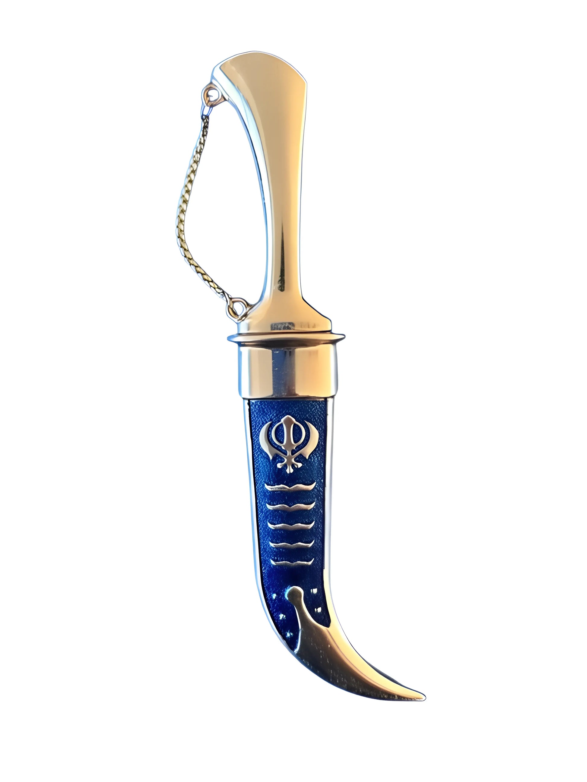 Kirpan - Khanda Design - Steel - Akaal Accessories - Now Available for Next Day Delivery
