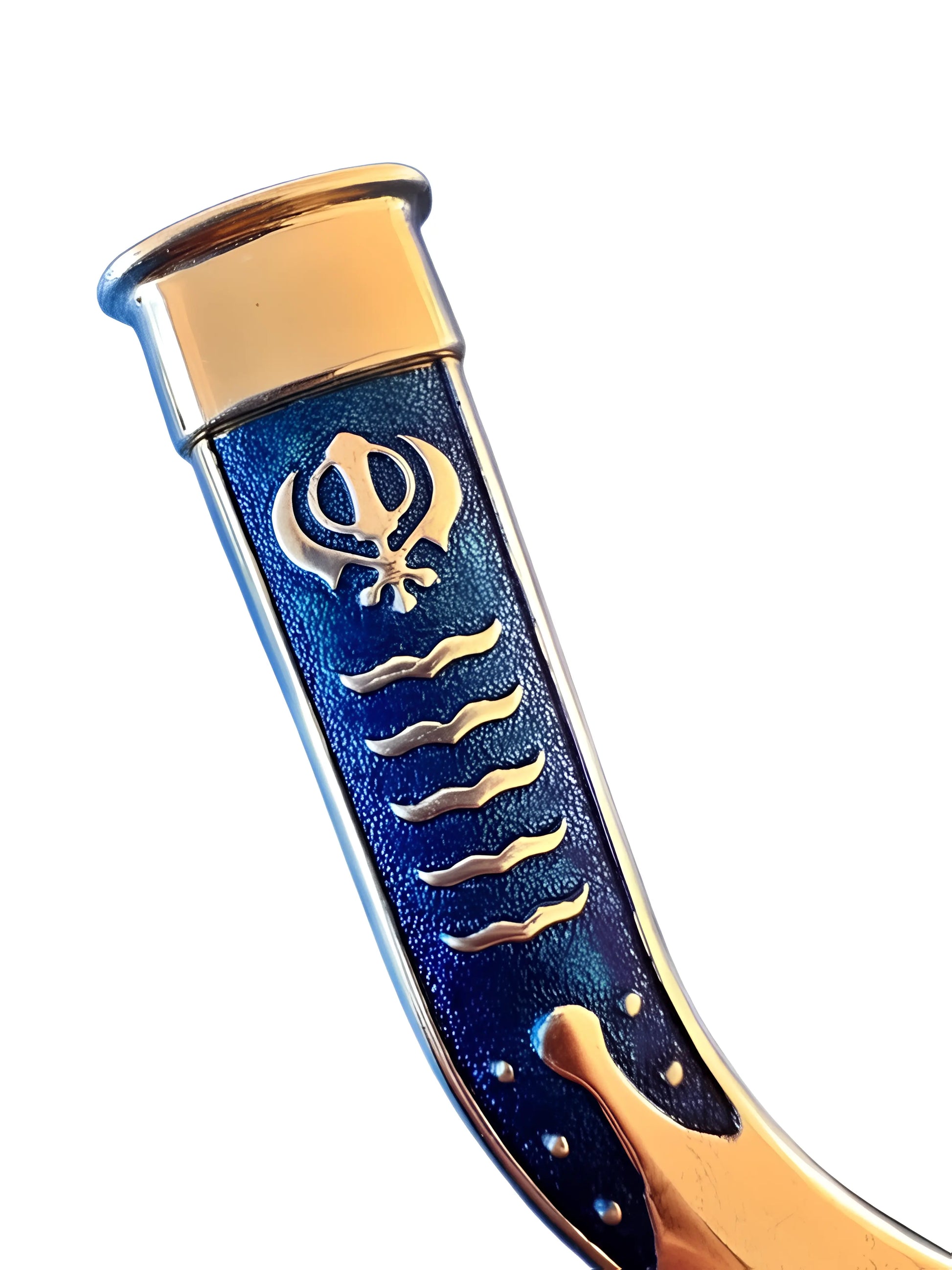 Kirpan - Khanda Design - Steel - Akaal Accessories - Now Available for Next Day Delivery