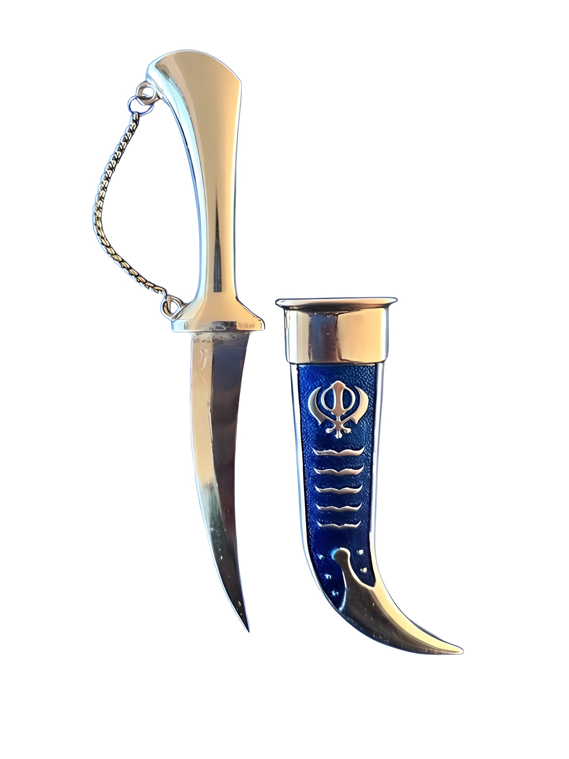 Kirpan - Khanda Design - Steel - Akaal Accessories - Now Available for Next Day Delivery
