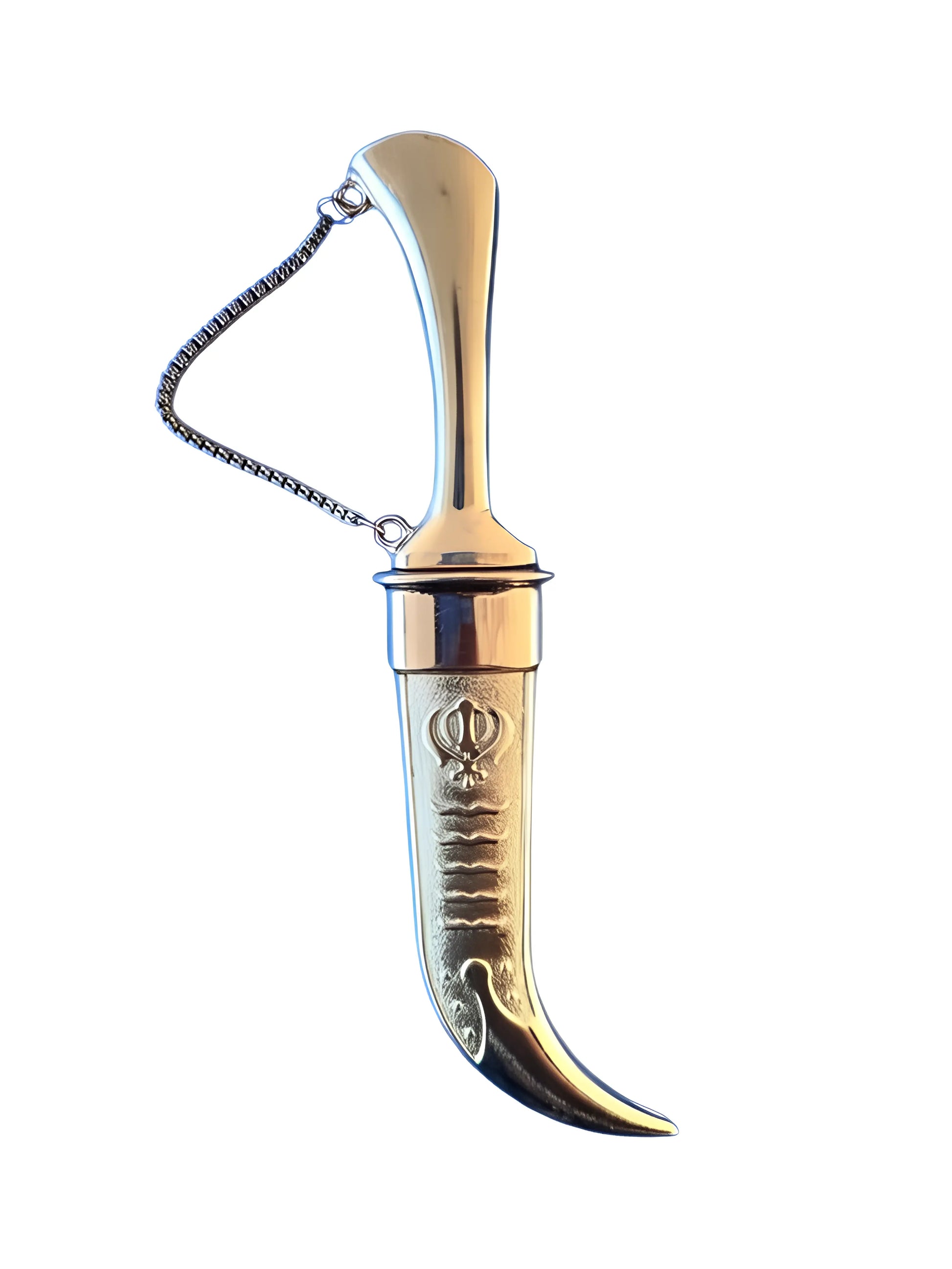Kirpan - Khanda Design - Steel - Akaal Accessories - Now Available for Next Day Delivery
