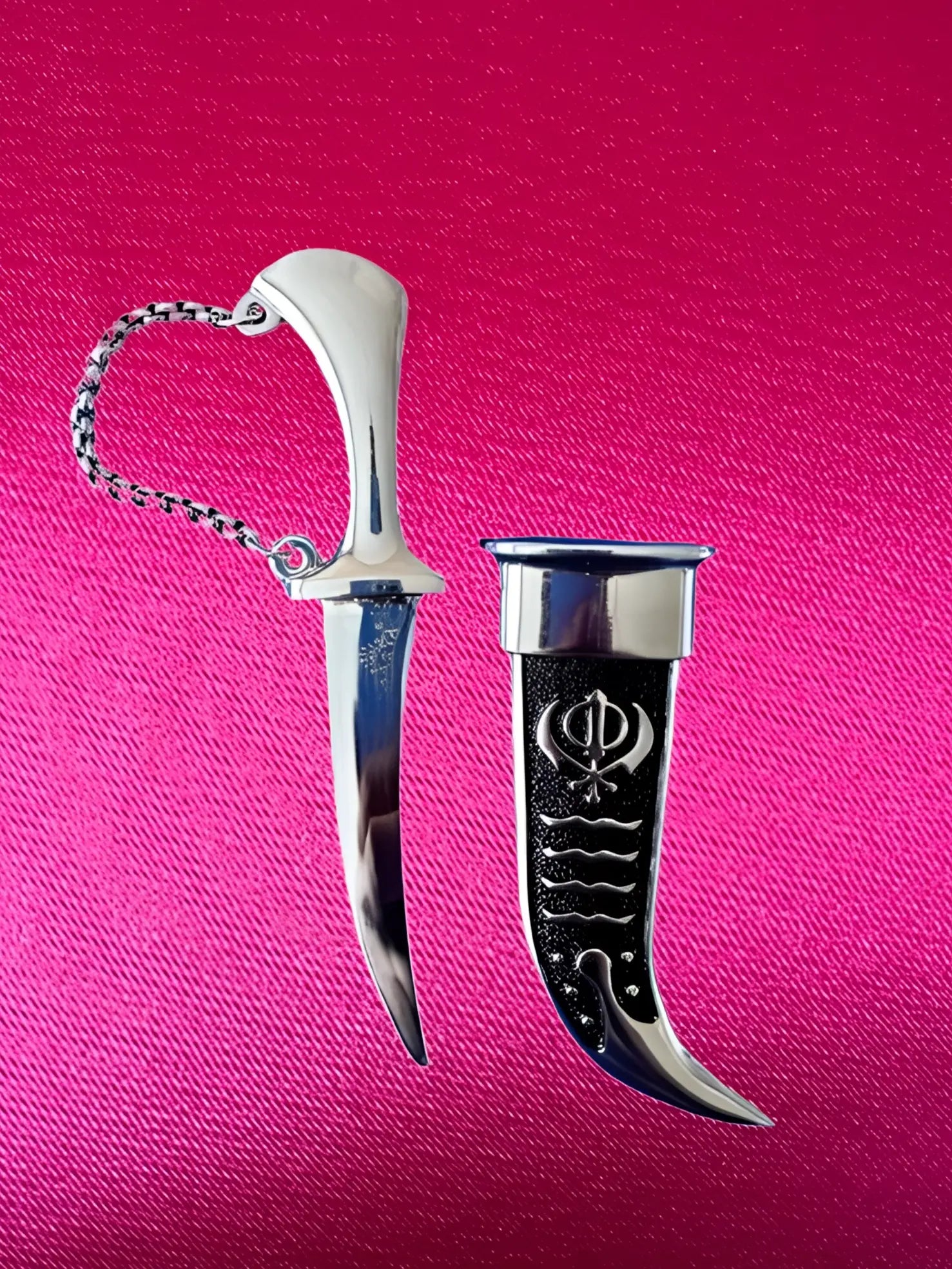 Kirpan - Khanda Design - Akaal Accessories - Now Available for Next Day Delivery