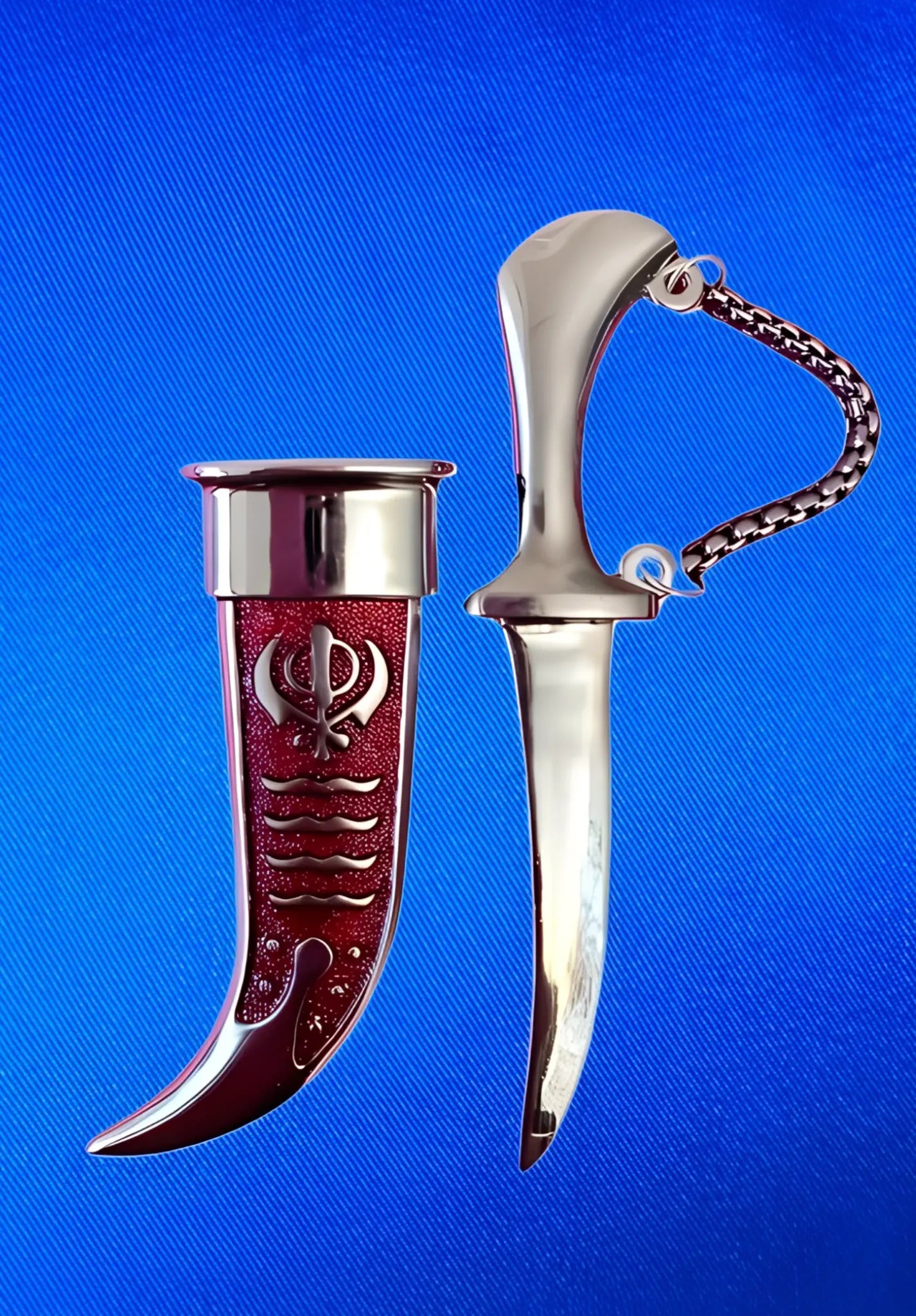 Kirpan - Khanda Design - Akaal Accessories - Now Available for Next Day Delivery