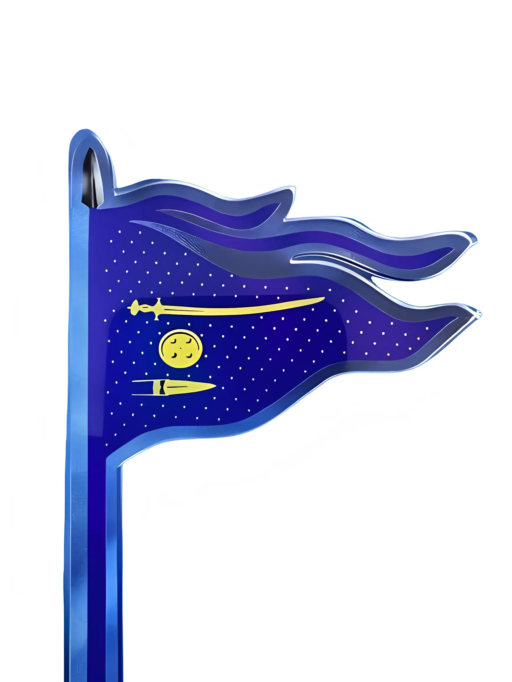 Mini Nishaan Sahib - Blue - Akaal Accessories - Now Available for Next Day Delivery