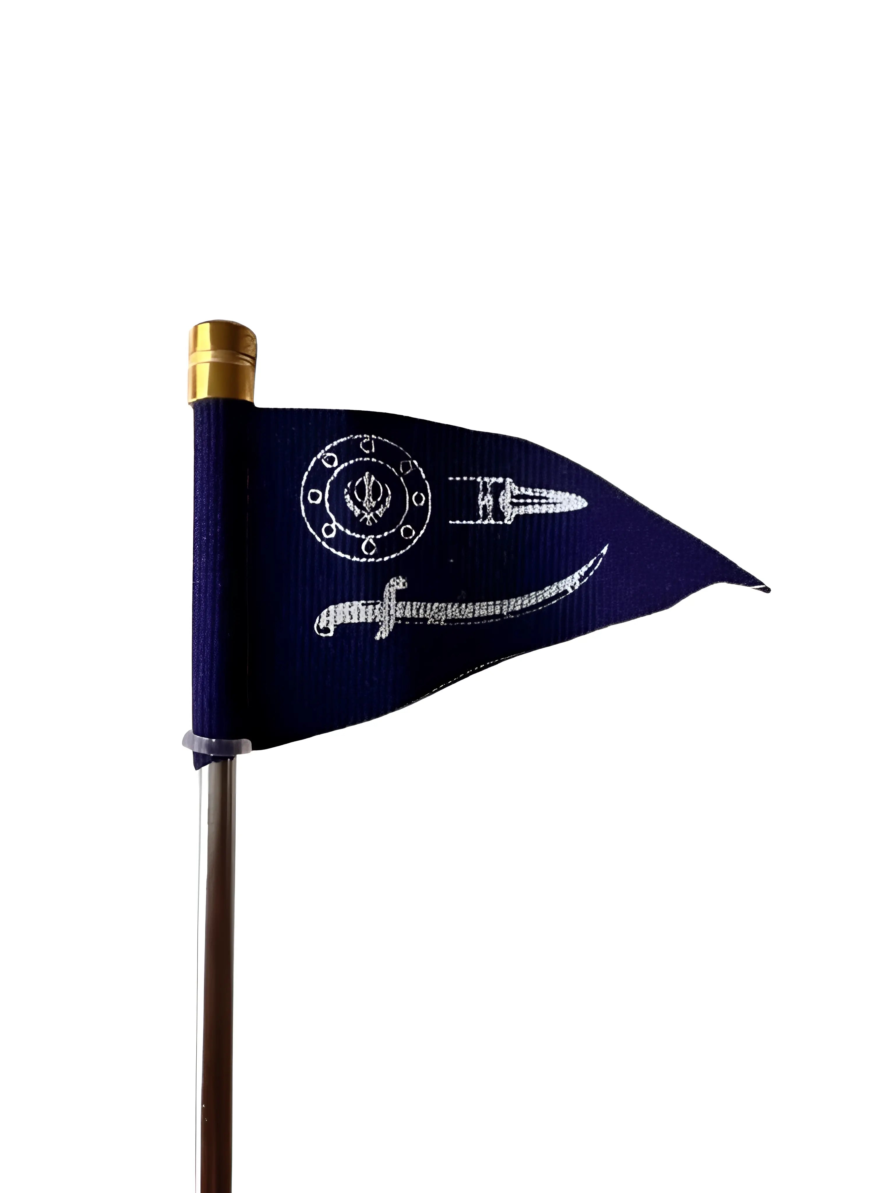 Mini Nishaan Sahib - Blue - Akaal Accessories - Now Available for Next Day Delivery