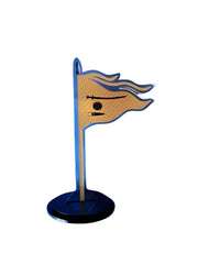 Mini Nishaan Sahib - Orange - Akaal Accessories - Now Available for Next Day Delivery