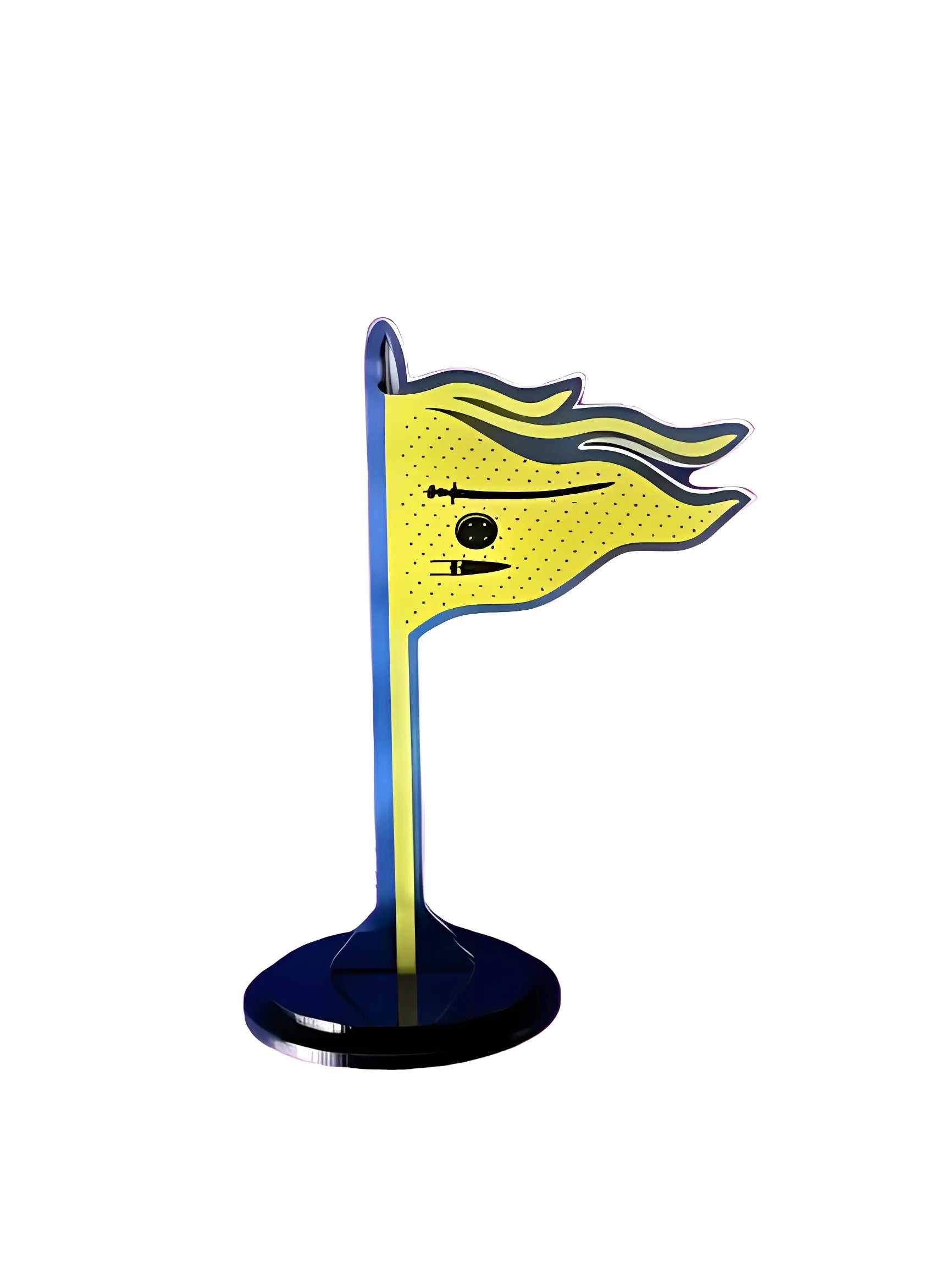 Mini Nishaan Sahib - Yellow - Akaal Accessories - Now Available for Next Day Delivery