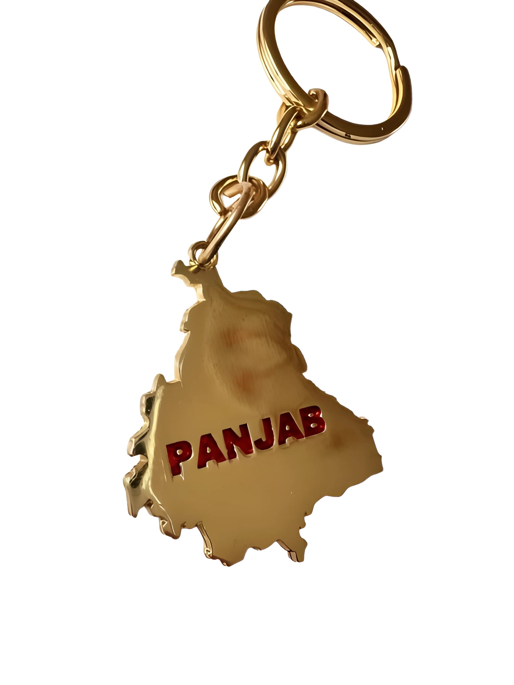 Punjab Keychain - Gold - Akaal Accessories - Now Available for Next Day Delivery