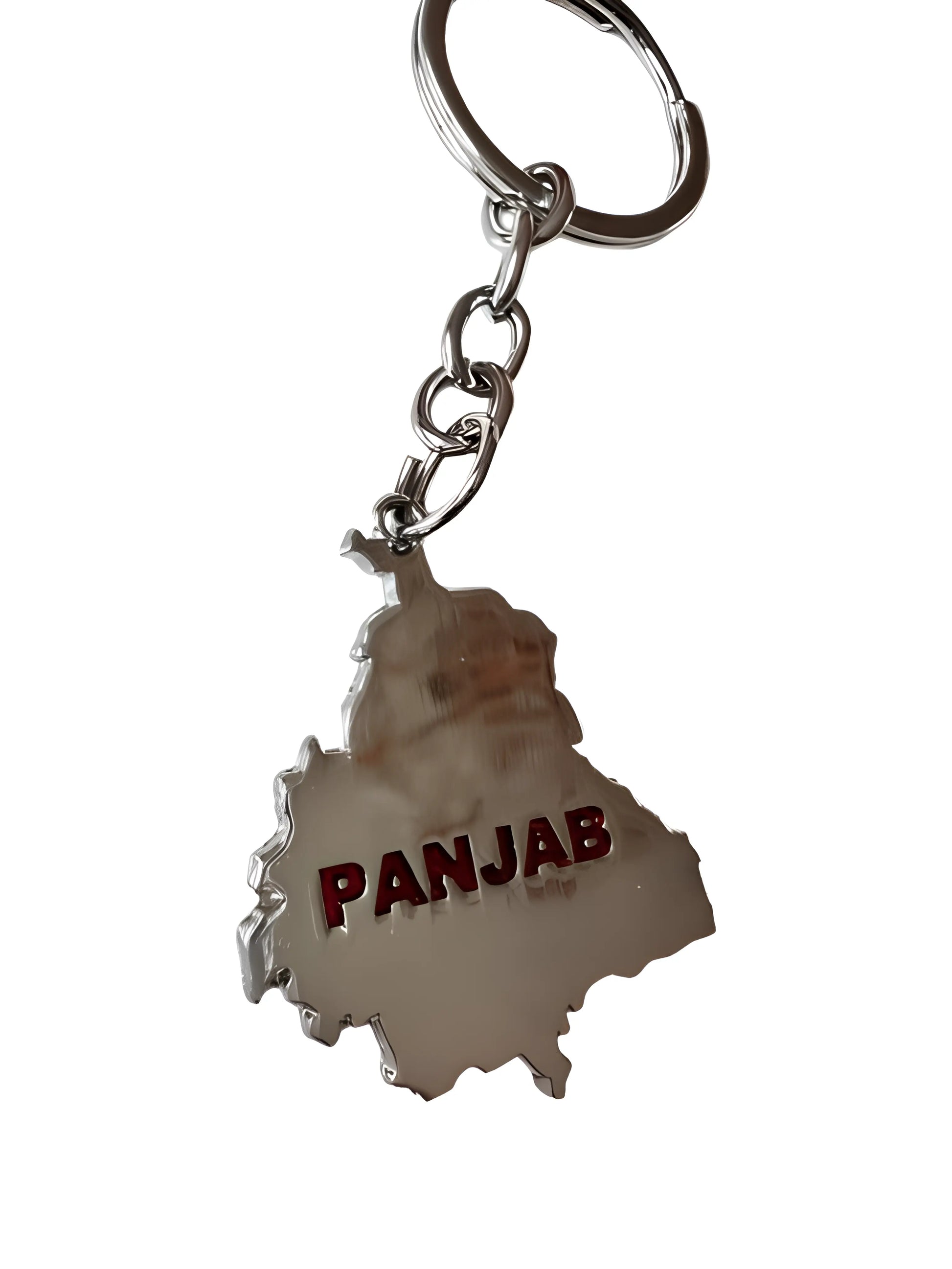 Punjab Keychain - Silver - Akaal Accessories - Now Available for Next Day Delivery