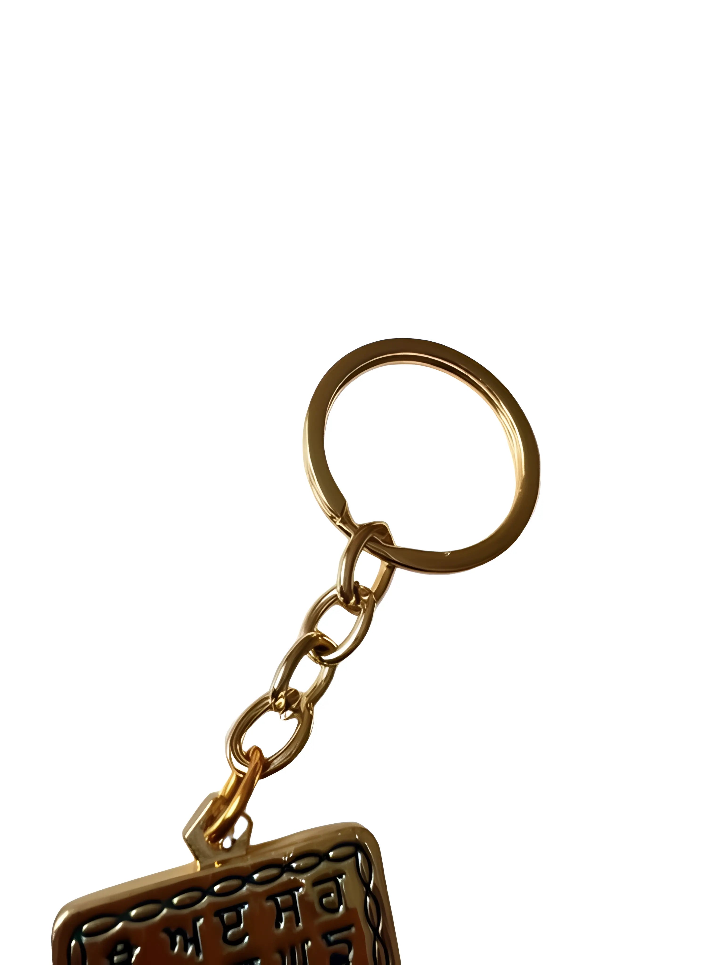 Punjabi Alphabet Keychain - Gold - Akaal Accessories - Now Available for Next Day Delivery
