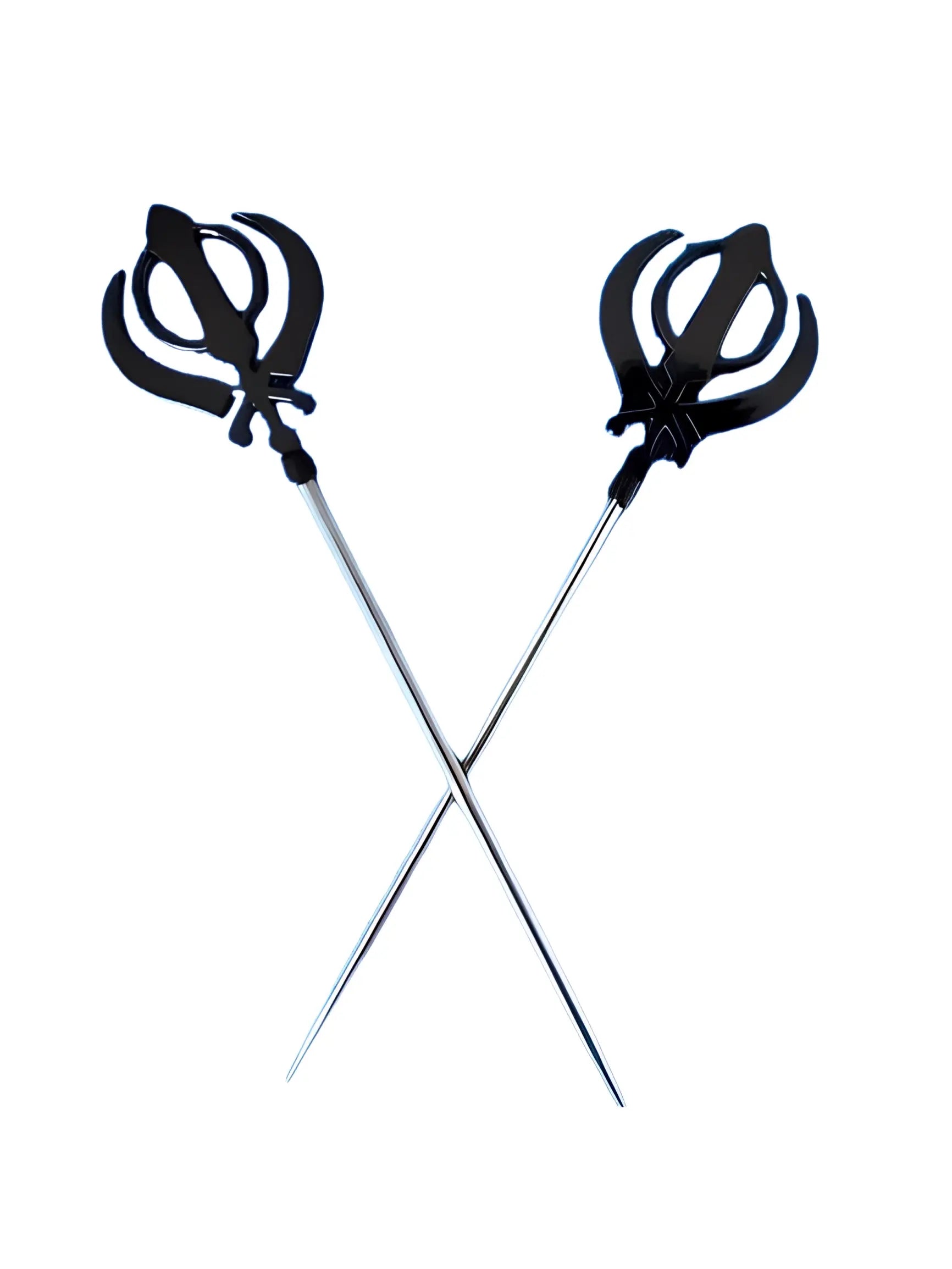 Salai/Baaj - Black Khanda - Akaal Accessories - Now Available for Next Day Delivery