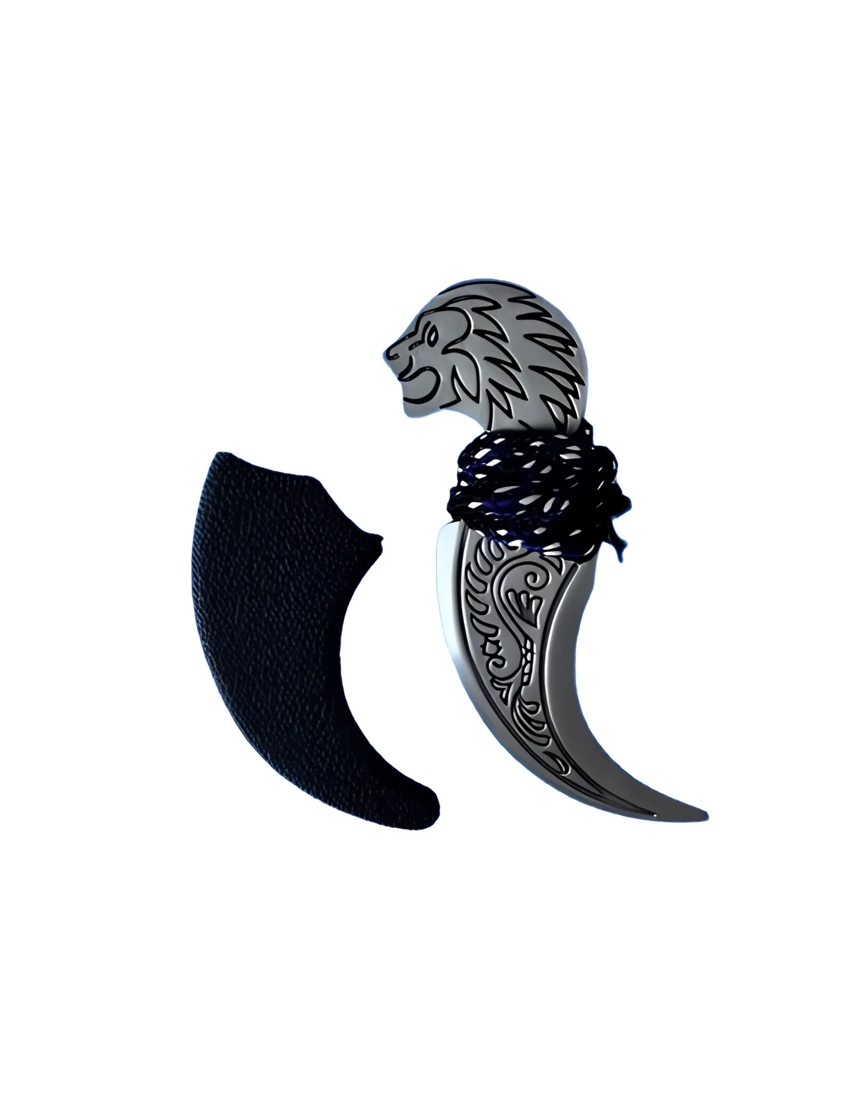 Sarbloh Chain - Lion Design - 50g - Akaal Accessories - Now Available for Next Day Delivery