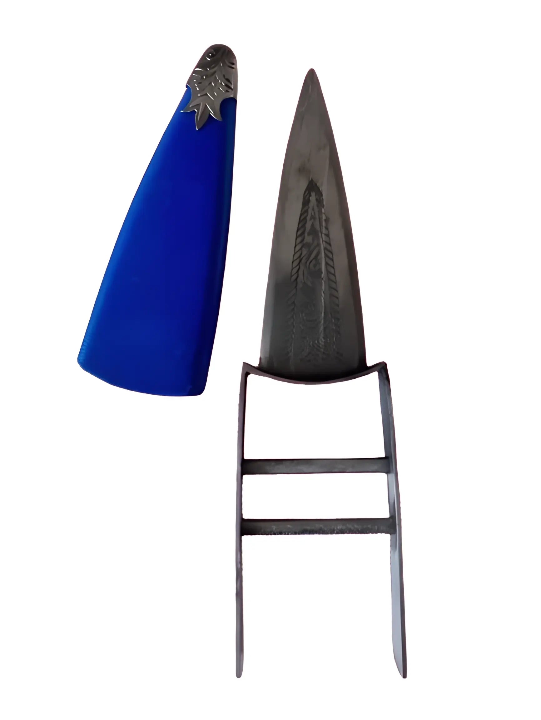 Sarbloh Katar - Blue - 13.5 inches - Akaal Accessories - Now Available for Next Day Delivery