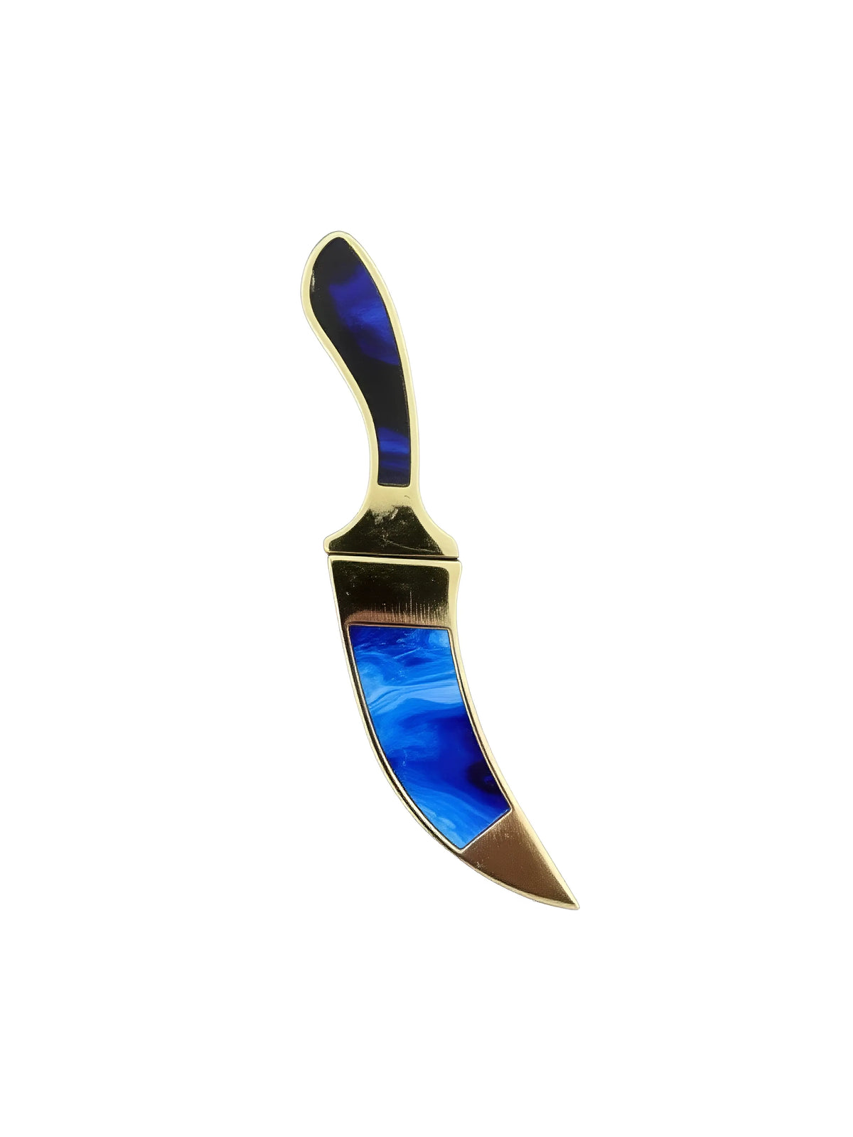 Sarbloh Kirpan - 6 inch - Blue & Gold - Akaal Accessories - Now Available for Next Day Delivery