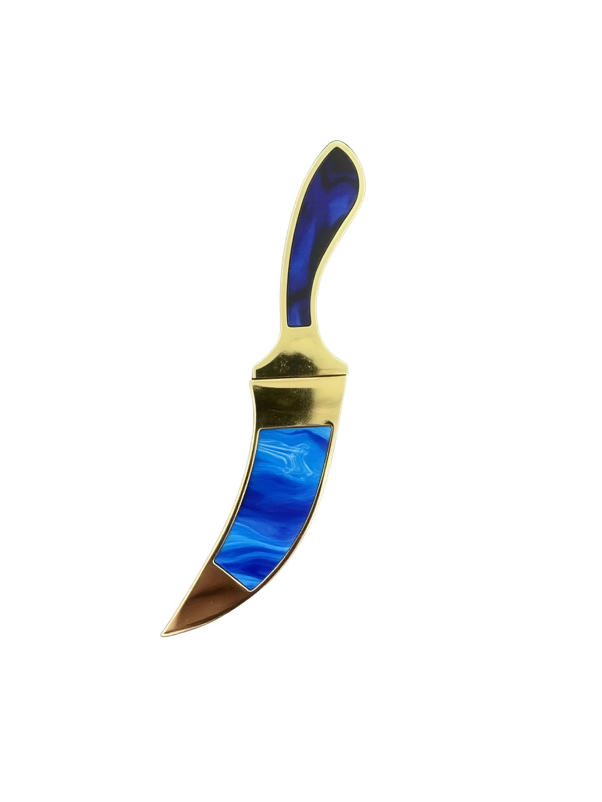 Sarbloh Kirpan - 6 inch - Blue & Gold - Akaal Accessories - Now Available for Next Day Delivery
