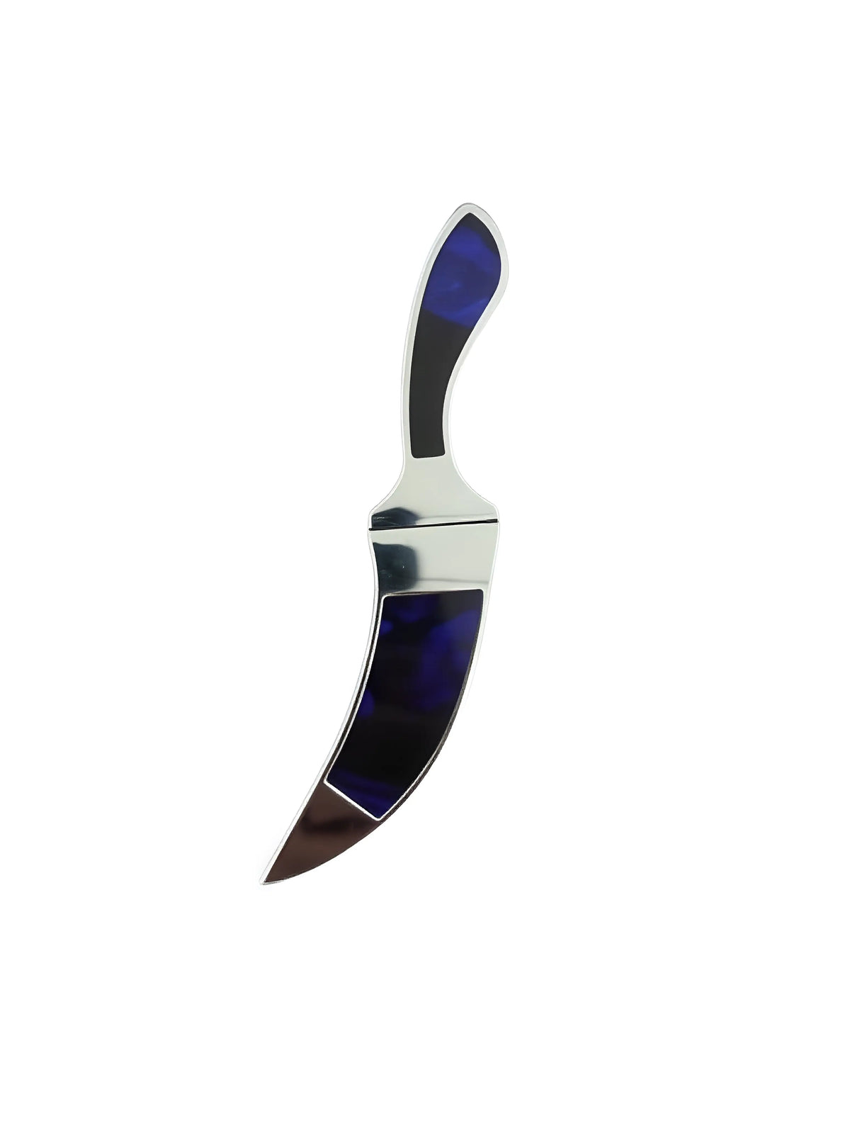 Sarbloh Kirpan - 6 inch - Blue & Silver (2) - Akaal Accessories - Now Available for Next Day Delivery