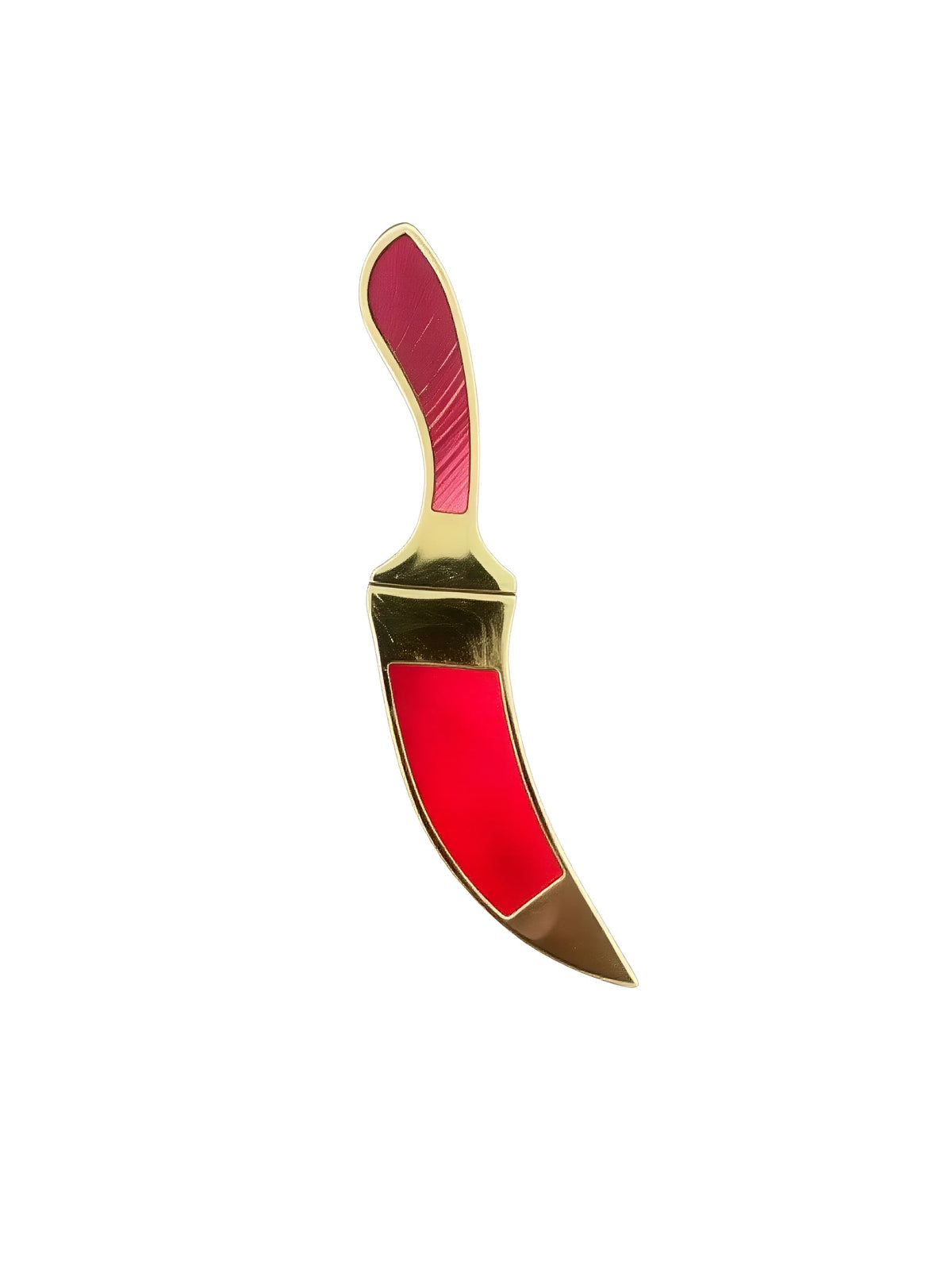 Sarbloh Kirpan - 6 inch - Red & Gold (2) - Akaal Accessories - Now Available for Next Day Delivery