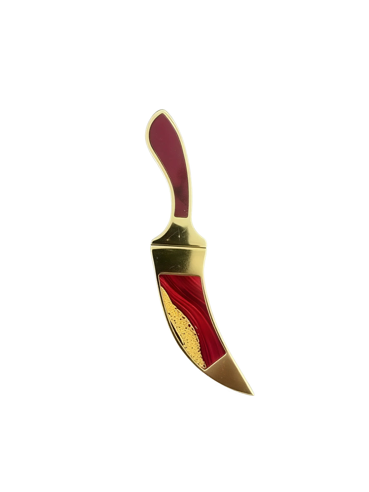 Sarbloh Kirpan - 6 inch - Red & Gold - Akaal Accessories - Now Available for Next Day Delivery