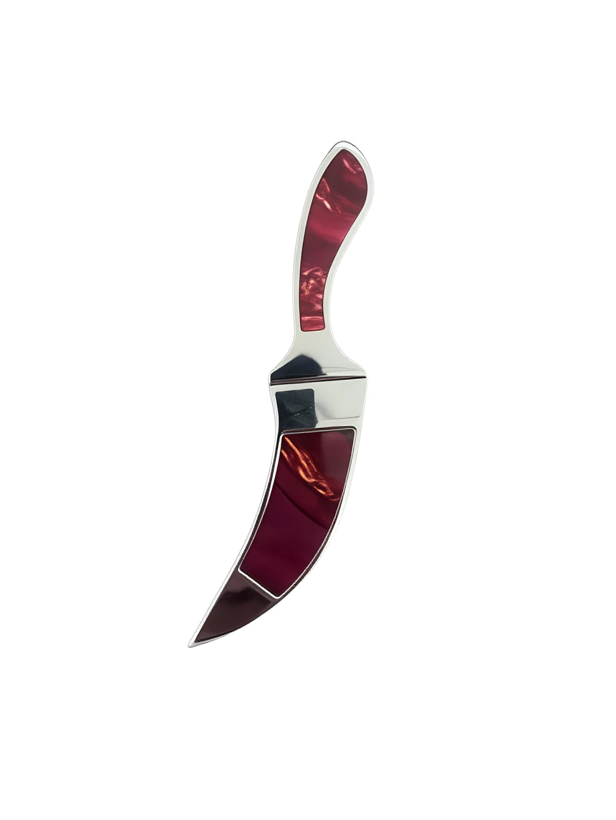 Sarbloh Kirpan - 6 inch - Red & Silver - Akaal Accessories - Now Available for Next Day Delivery