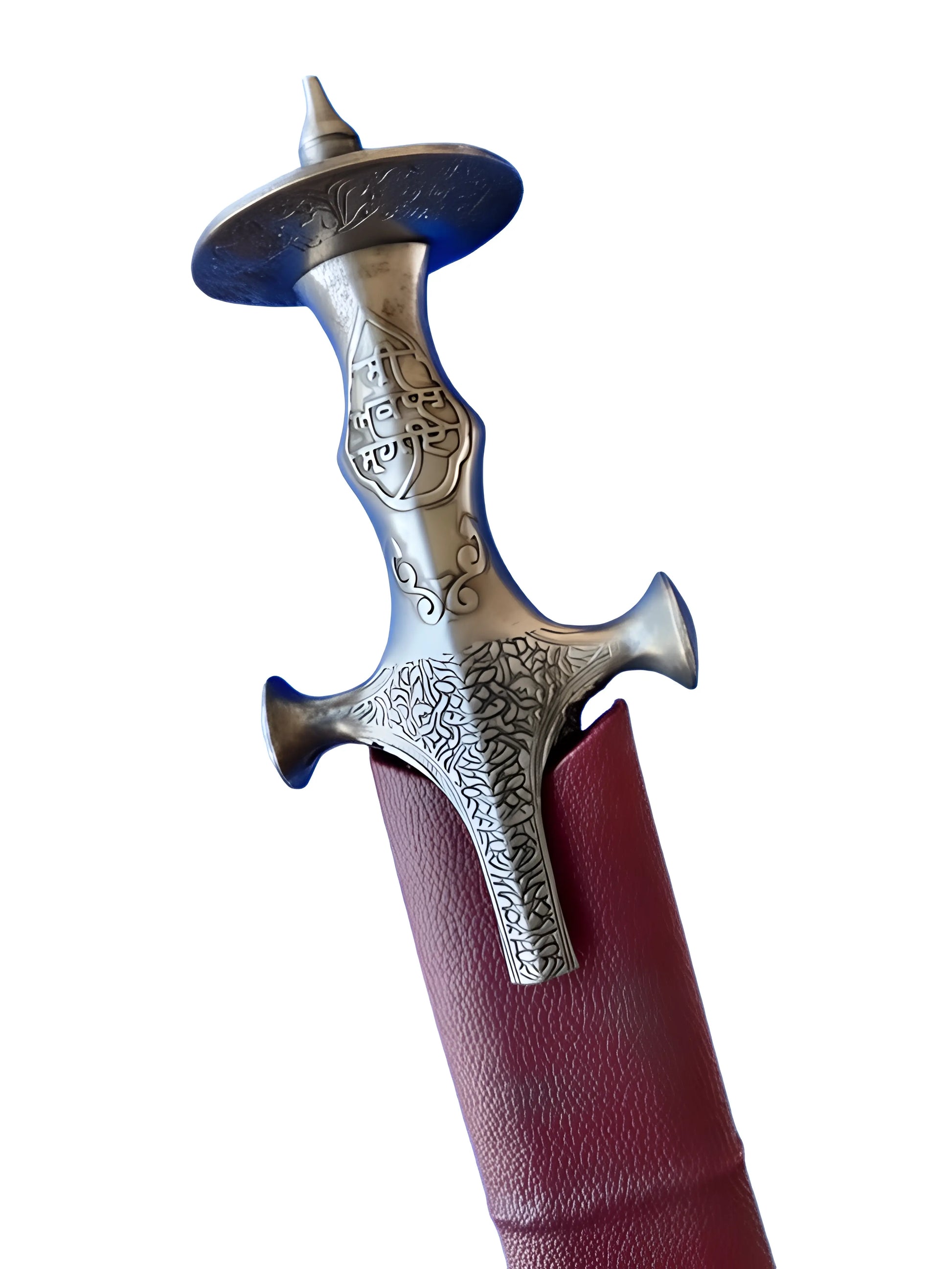 Sarbloh Shastar - Burgundy Miyaan - 3ft - Akaal Accessories - Now Available for Next Day Delivery