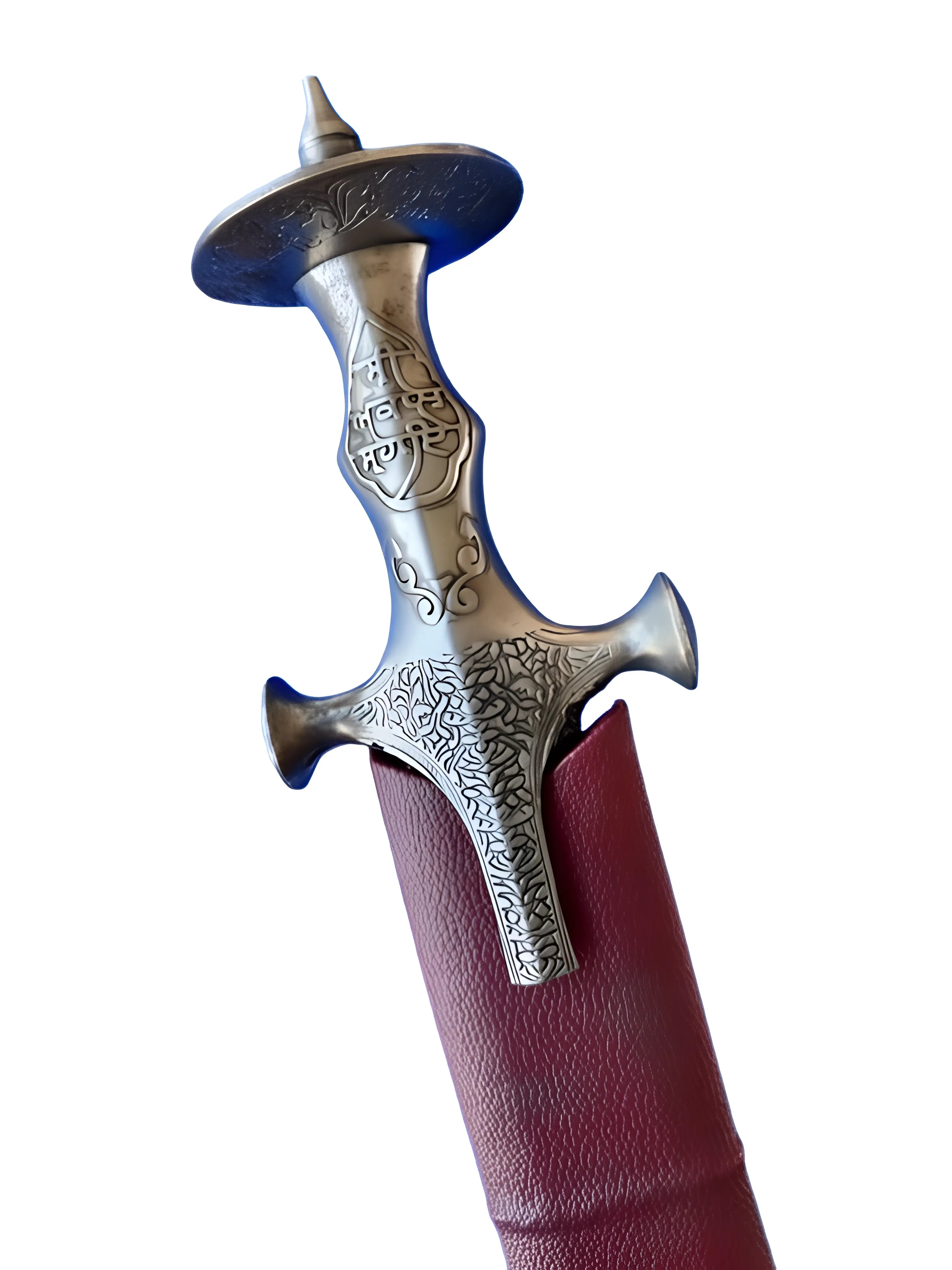 Sarbloh Shastar - Burgundy Miyaan - 3ft - Akaal Accessories - Now Available for Next Day Delivery