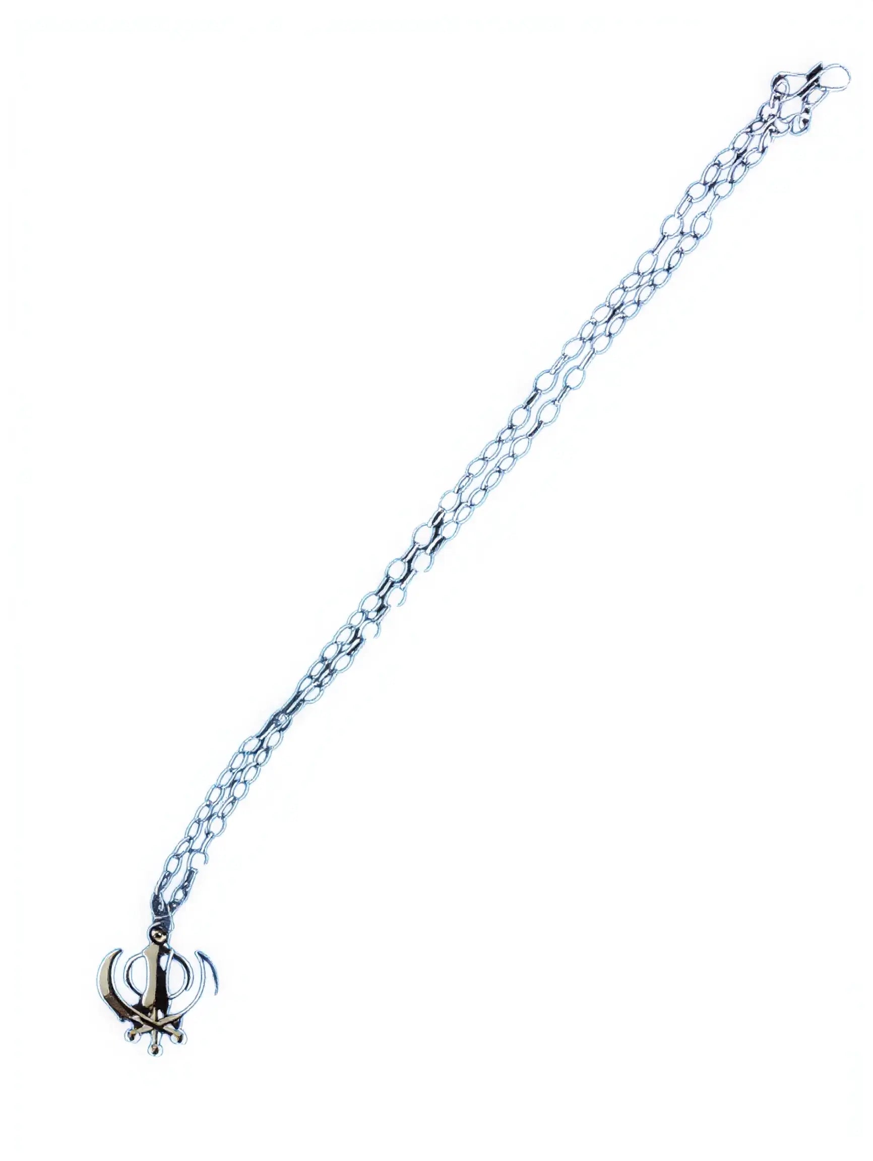 Silver Khanda Necklace - Small - Akaal Accessories - Now Available for Next Day Delivery