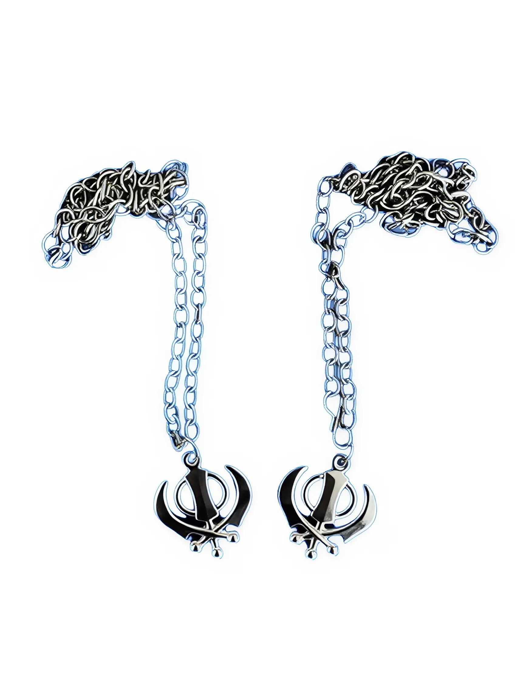 Silver Khanda Necklace - Small - Akaal Accessories - Now Available for Next Day Delivery
