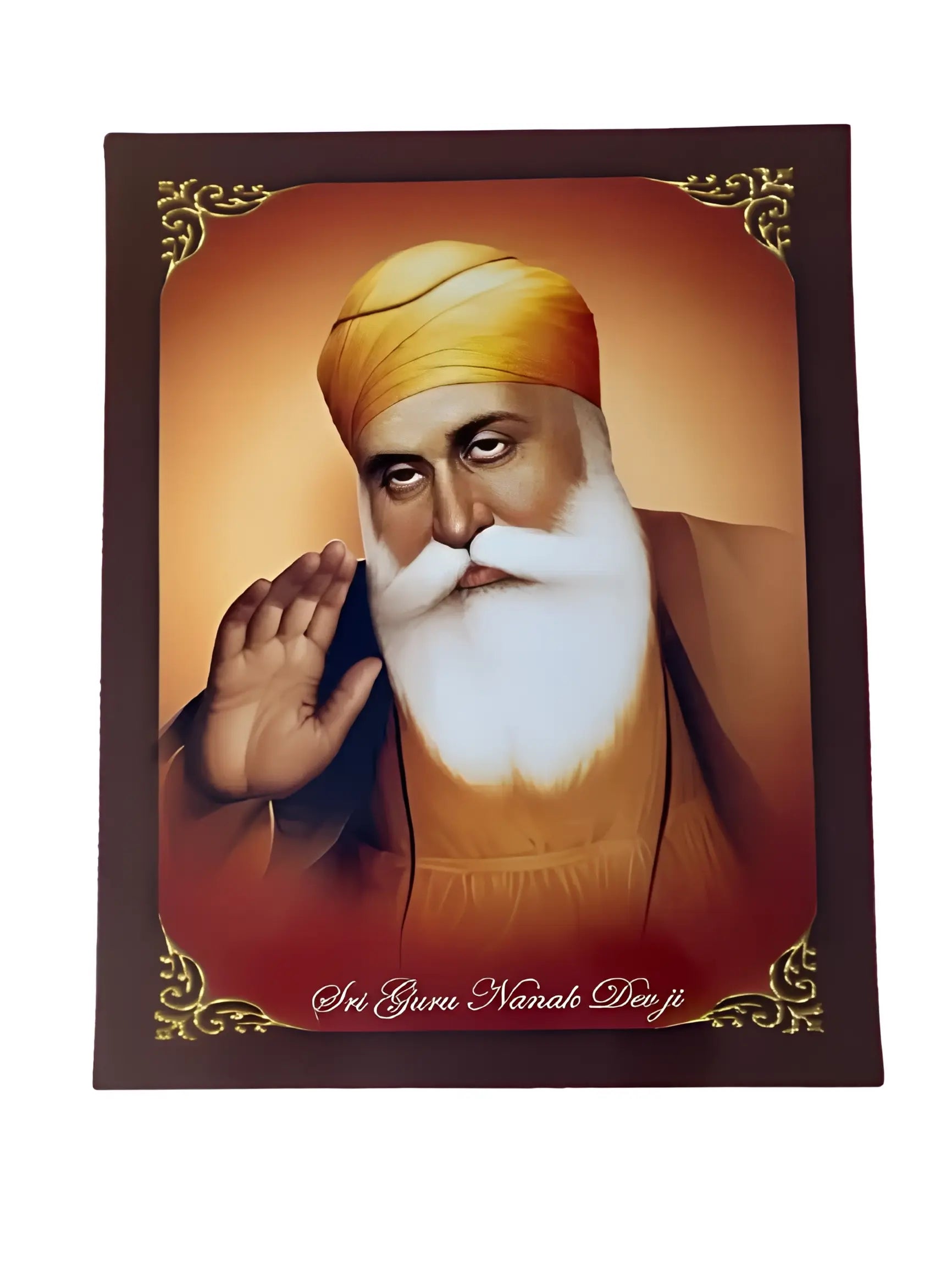 Sri Guru Nanak Dev Ji Portrait - Akaal Accessories - Now Available for Next Day Delivery