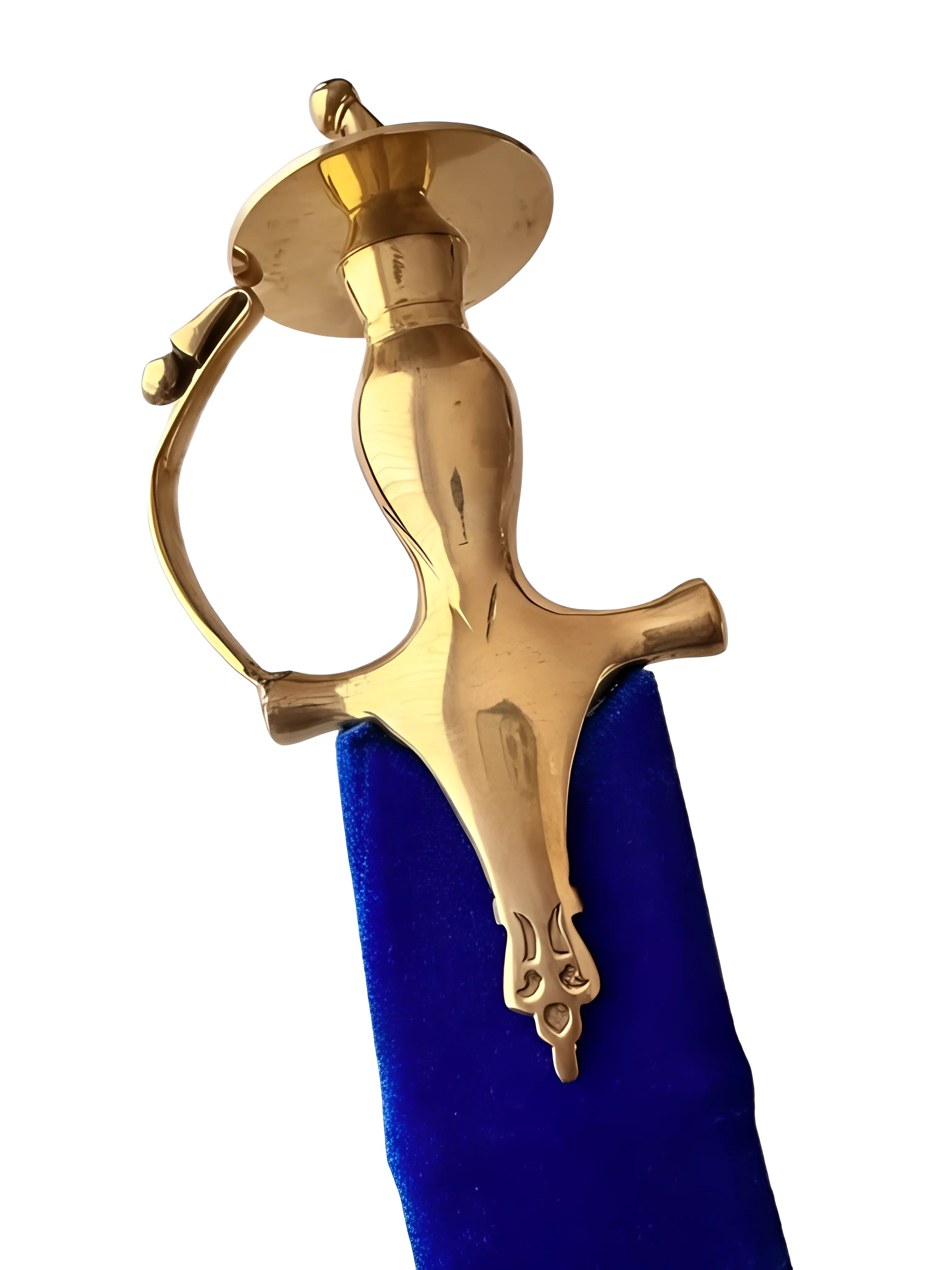 Steel Shastar - Blue Velvet - 3ft - Akaal Accessories - Now Available for Next Day Delivery