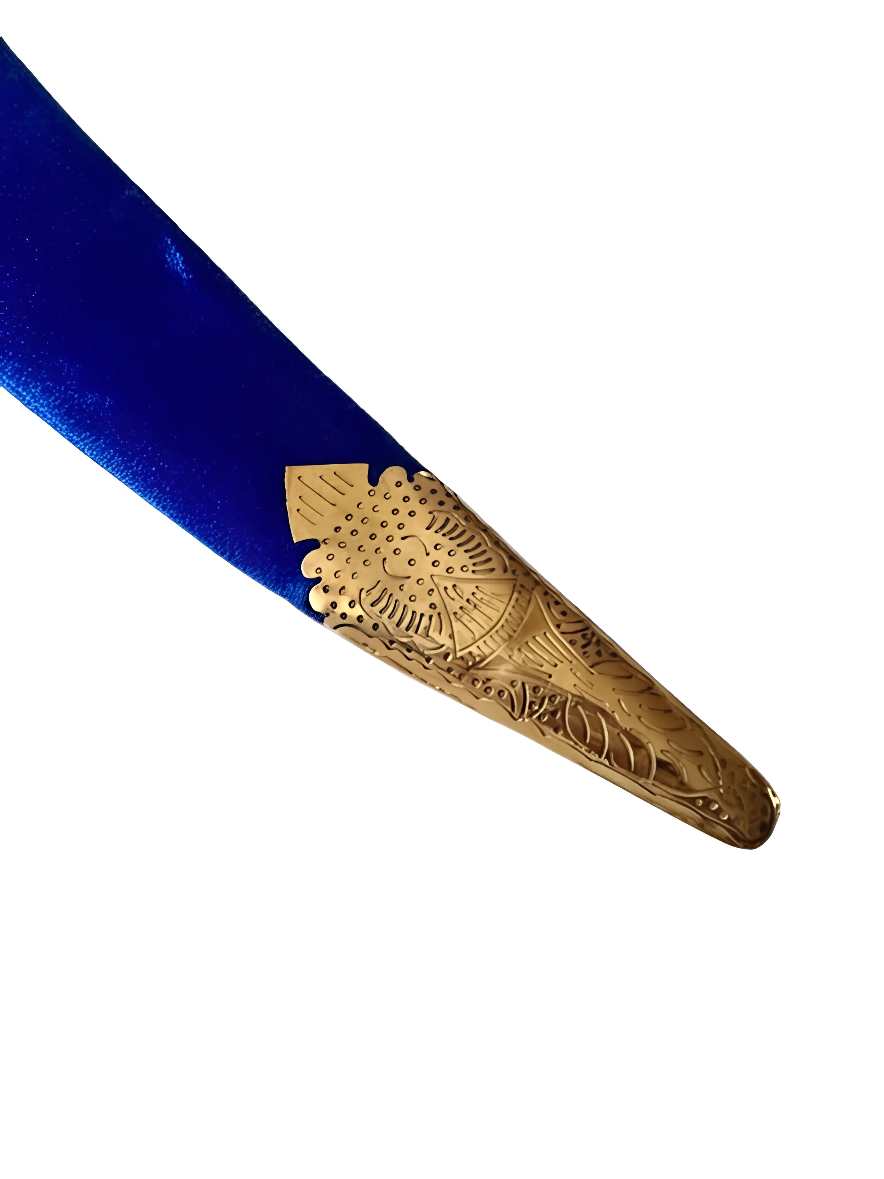 Steel Shastar - Blue Velvet - 3ft - Akaal Accessories - Now Available for Next Day Delivery